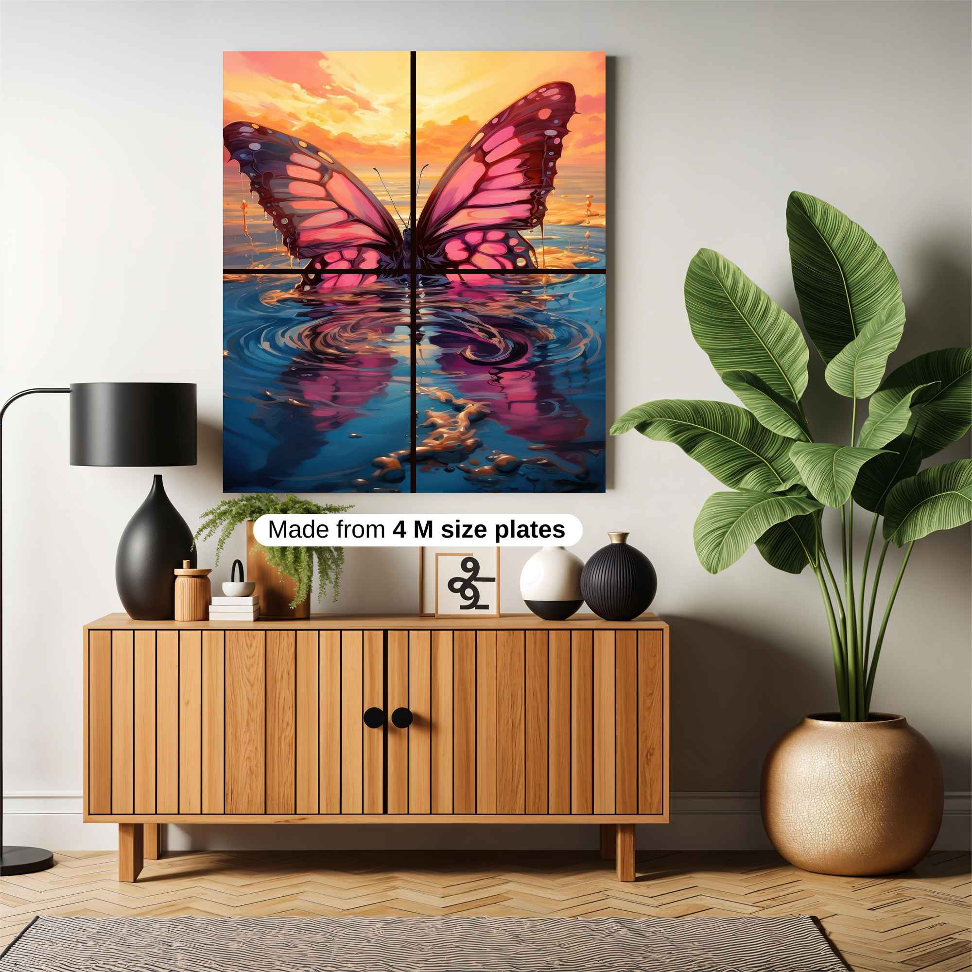 Butterfly Serenity Safe Wall Magnetic / M