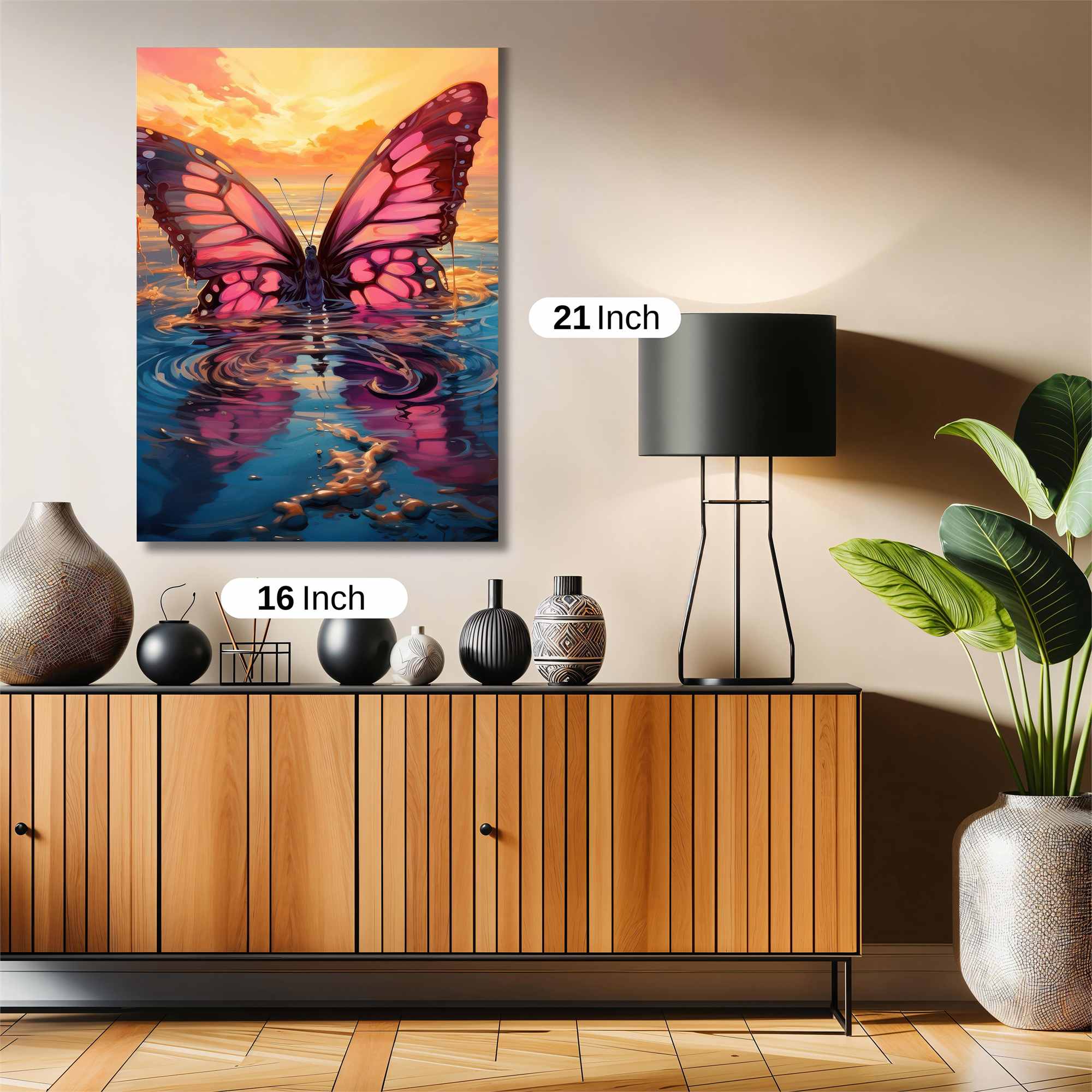 Butterfly Serenity Safe Wall Magnetic / M