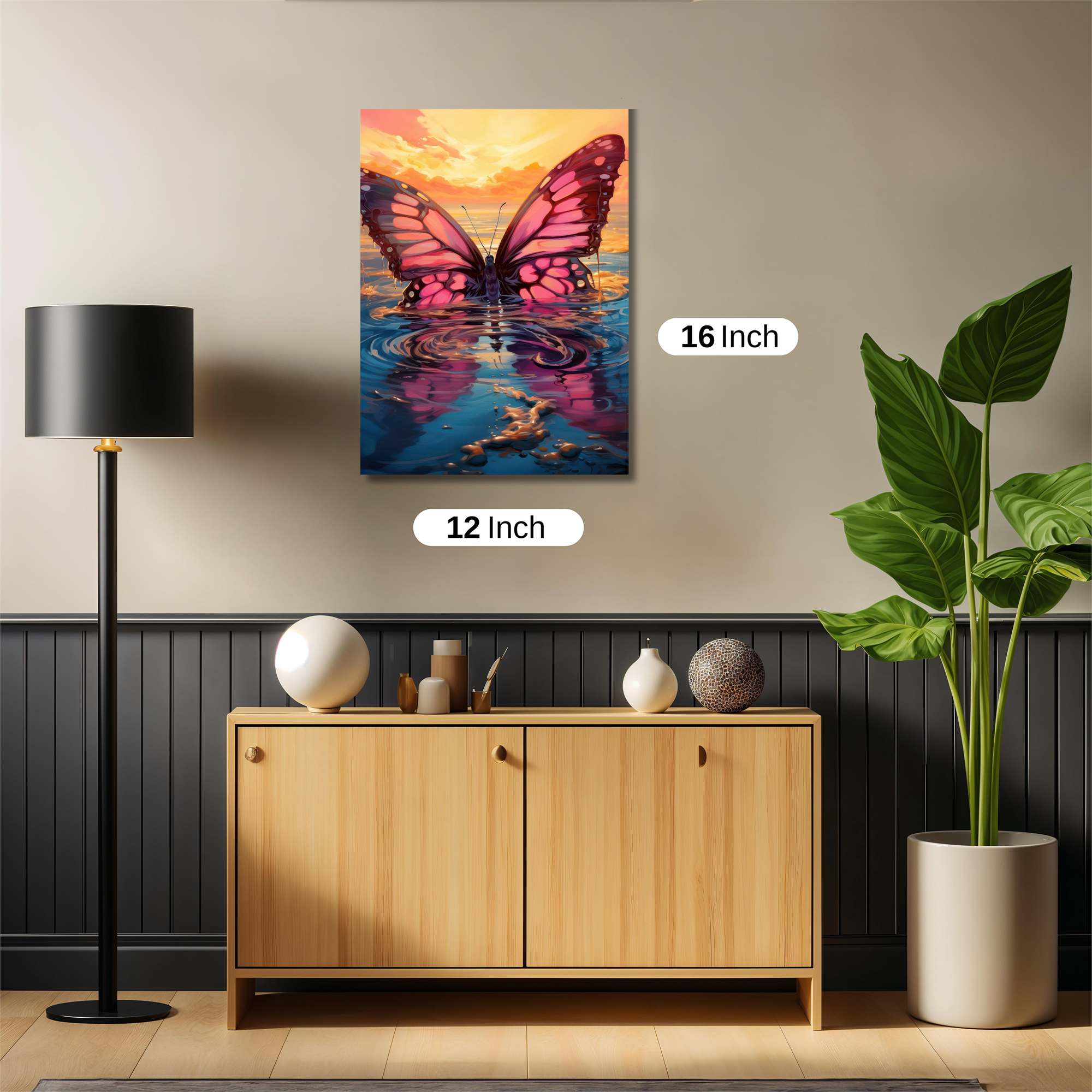 Butterfly Serenity Safe Wall Magnetic / M