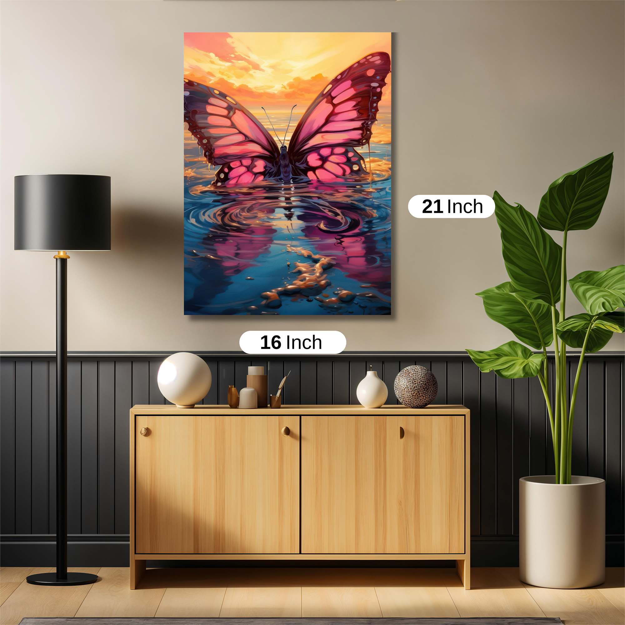 Butterfly Serenity Safe Wall Magnetic / M