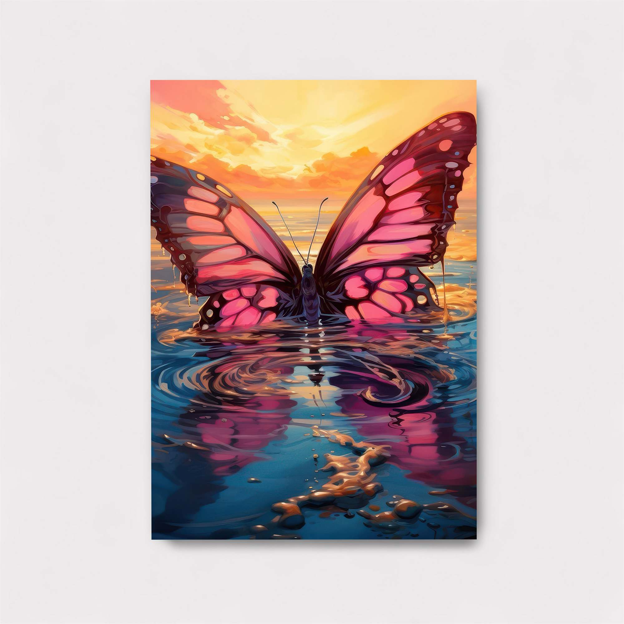 Butterfly Serenity Safe Wall Magnetic / M