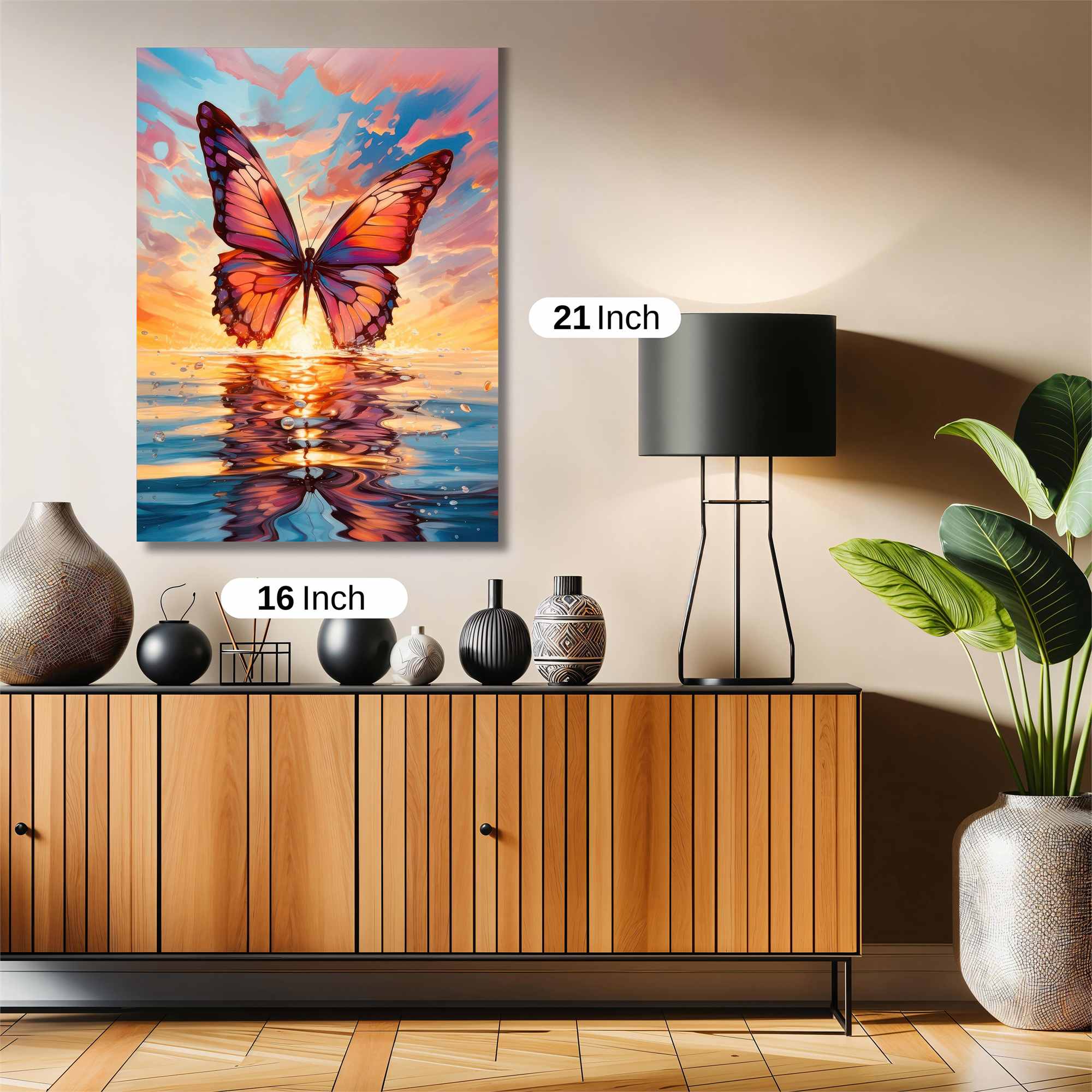 Butterfly Serenity Safe Wall Magnetic / M