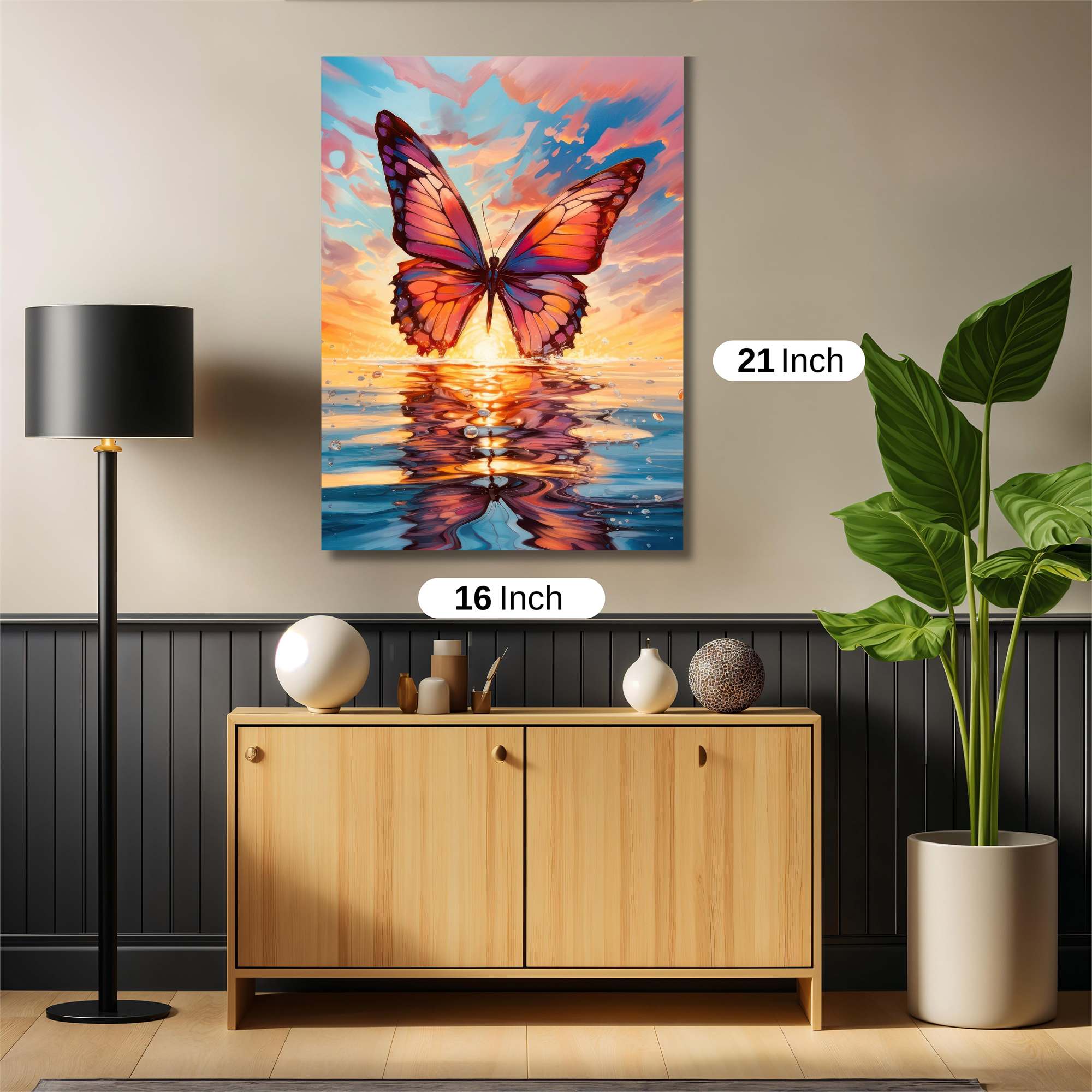 Butterfly Serenity Safe Wall Magnetic / M