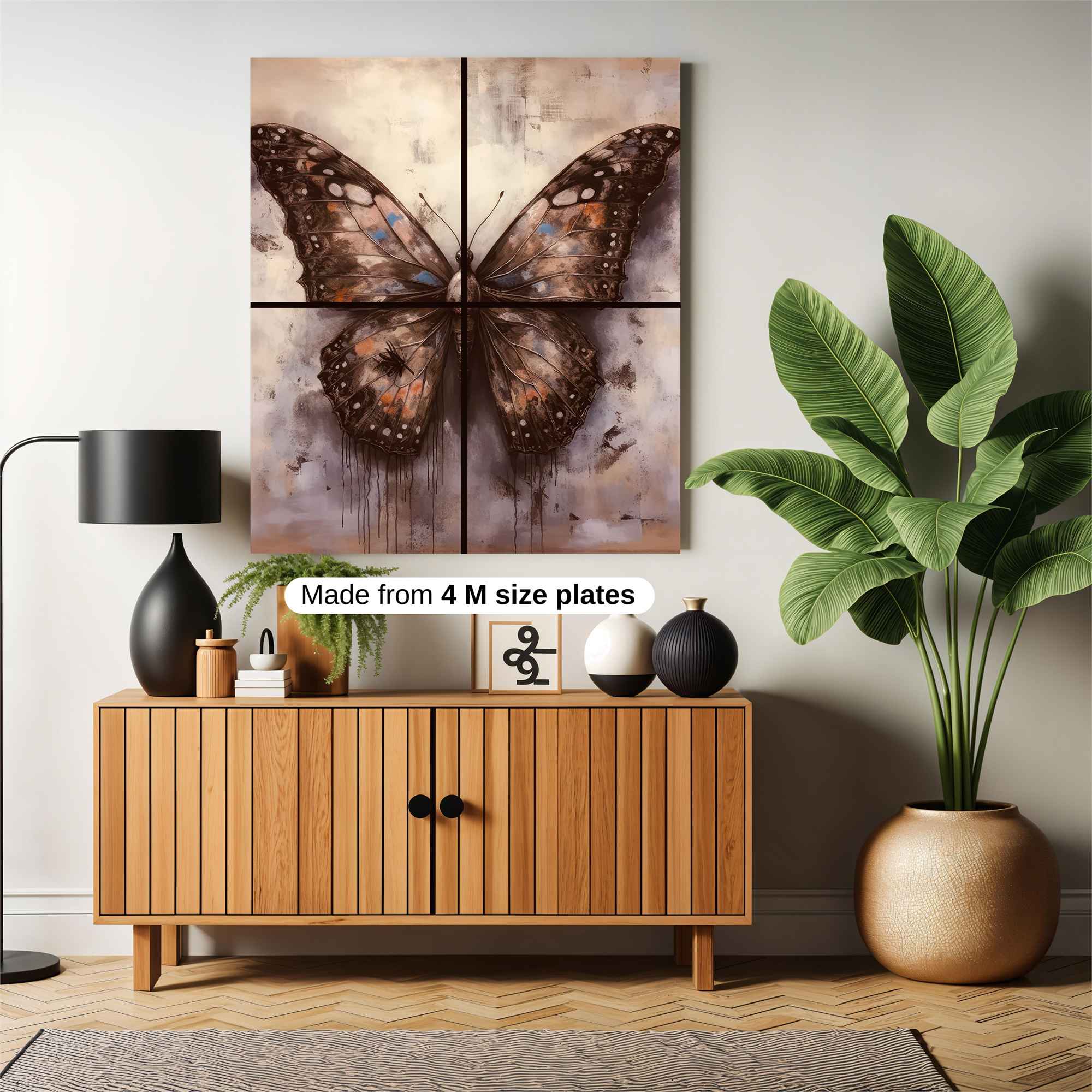 Butterfly Melancholy Safe Wall Magnetic / M