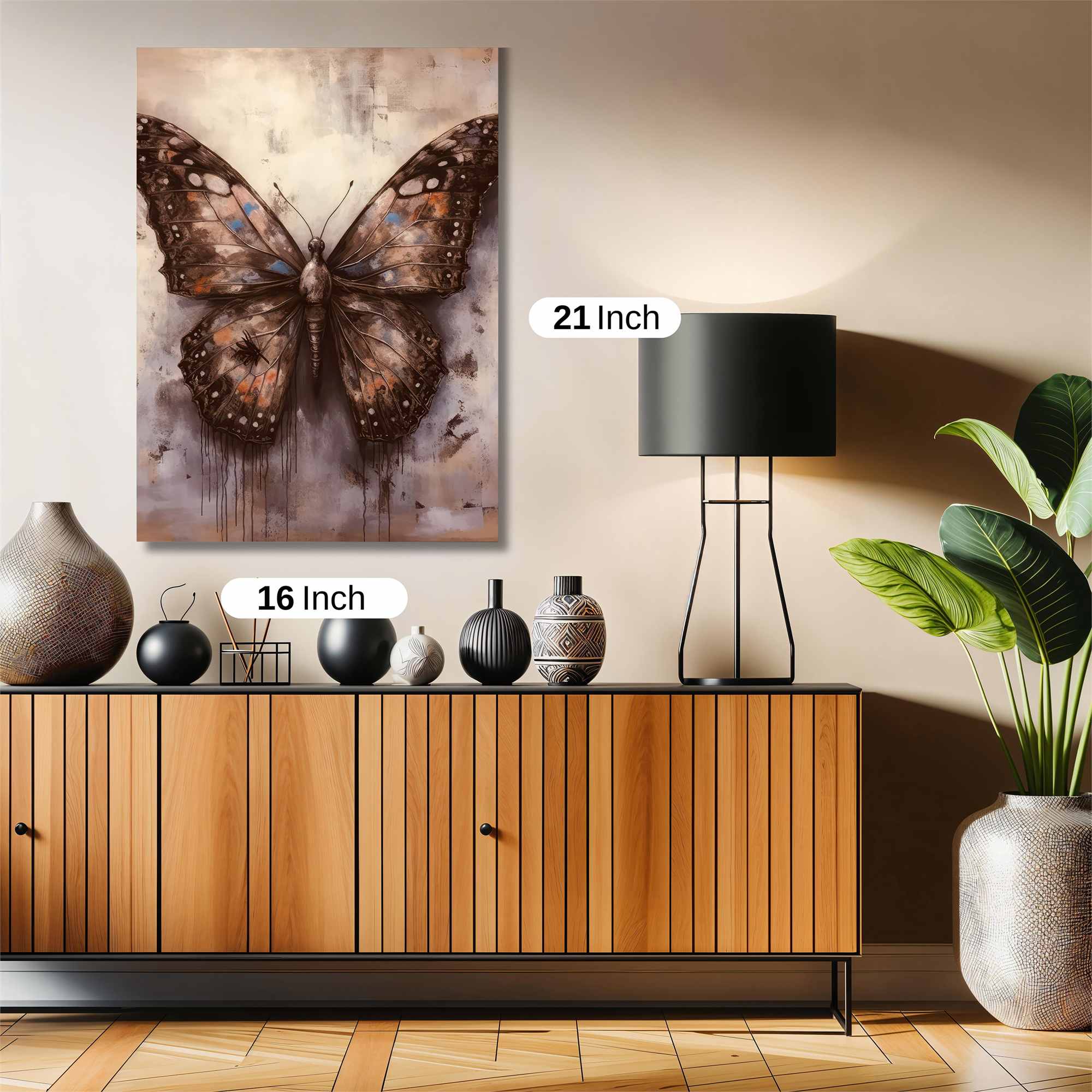 Butterfly Melancholy Safe Wall Magnetic / M