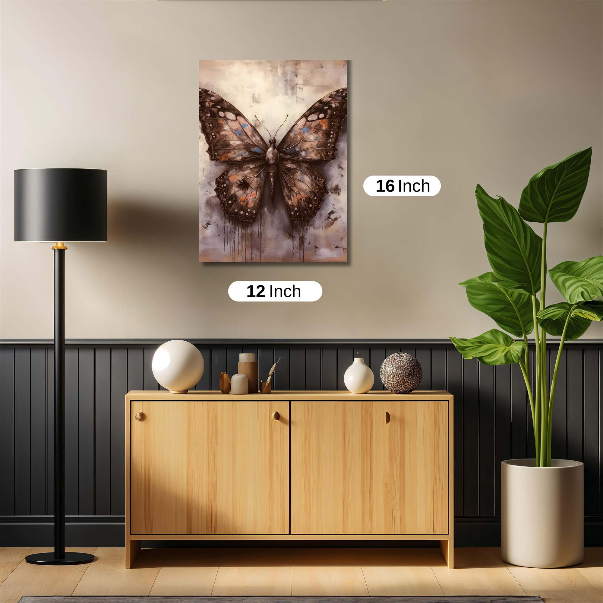 Butterfly Melancholy Safe Wall Magnetic / M