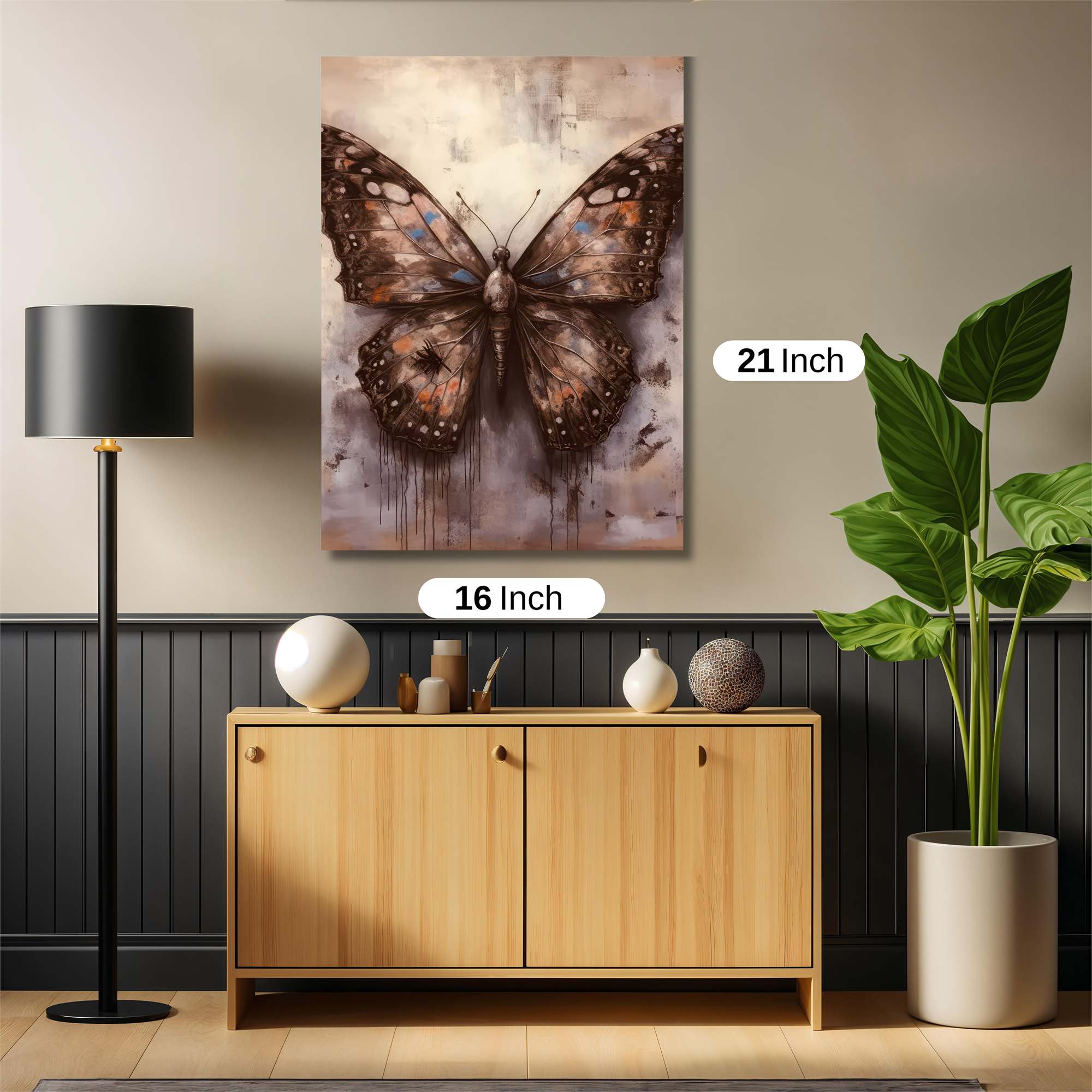 Butterfly Melancholy Safe Wall Magnetic / M