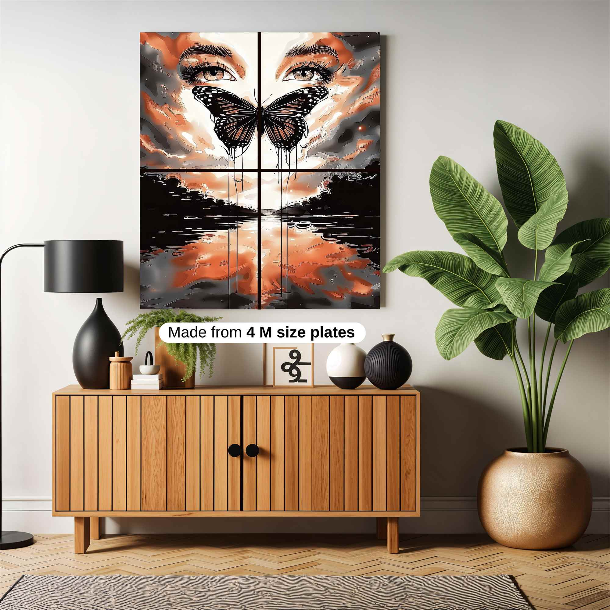 Butterfly Enigma Safe Wall Magnetic / M