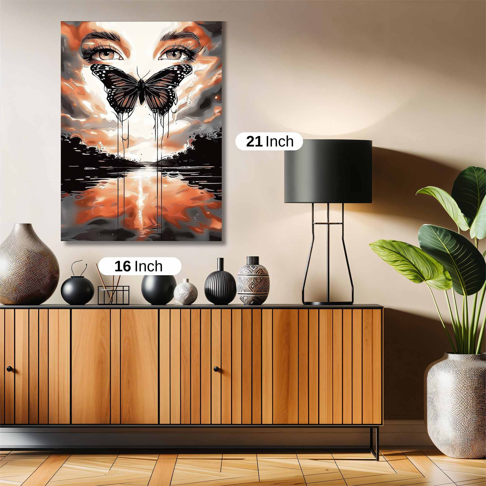Butterfly Enigma Safe Wall Magnetic / M