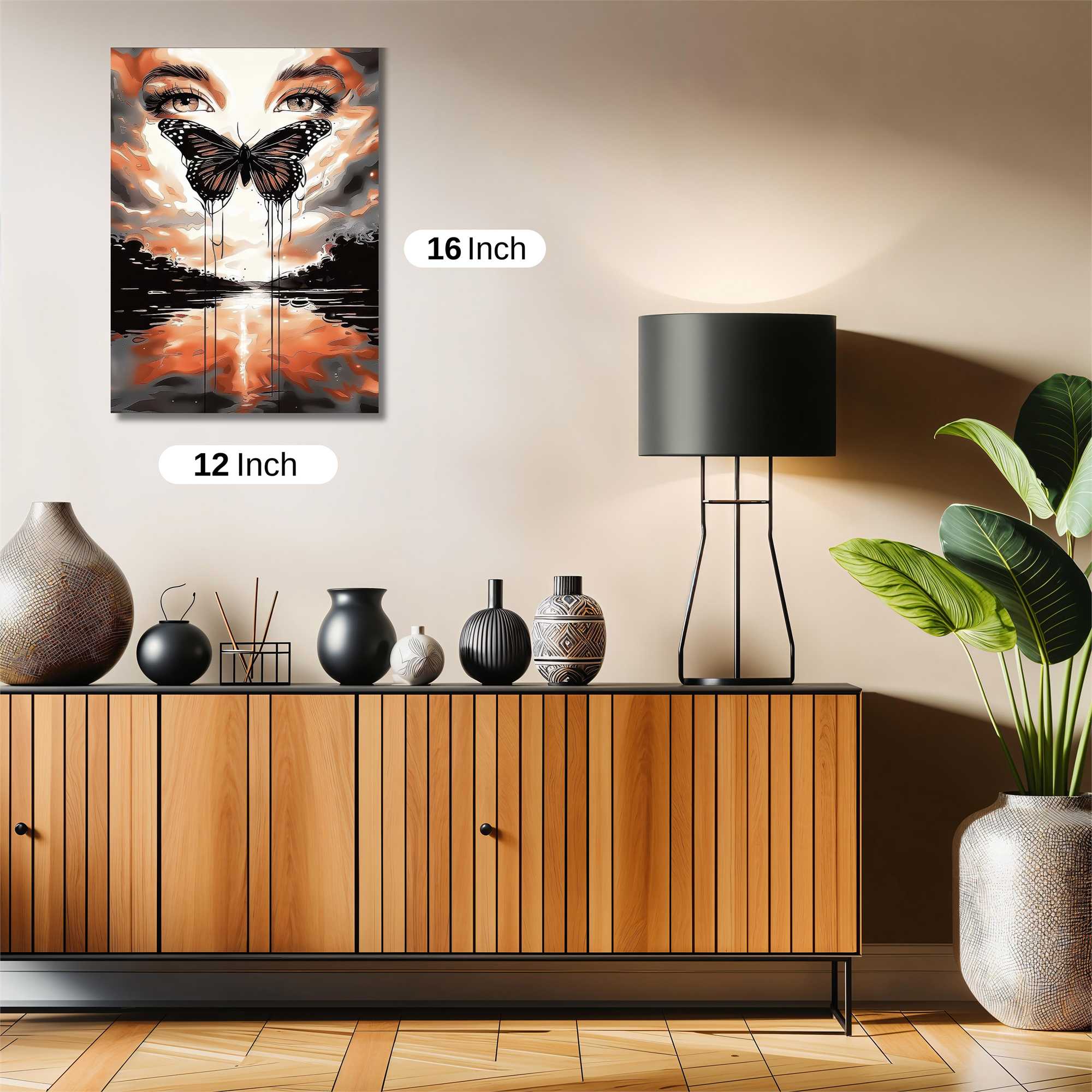 Butterfly Enigma Safe Wall Magnetic / M