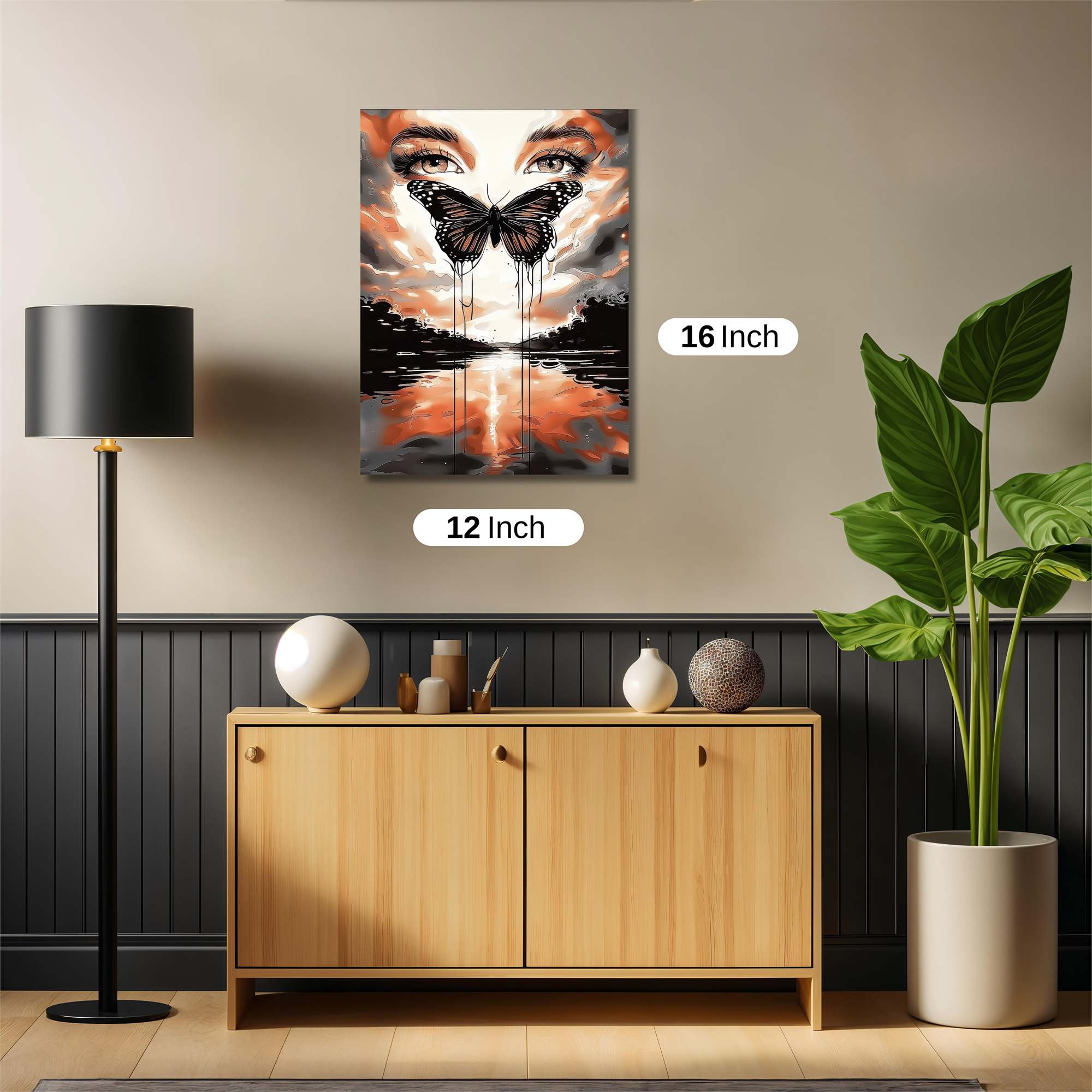 Butterfly Enigma Safe Wall Magnetic / M
