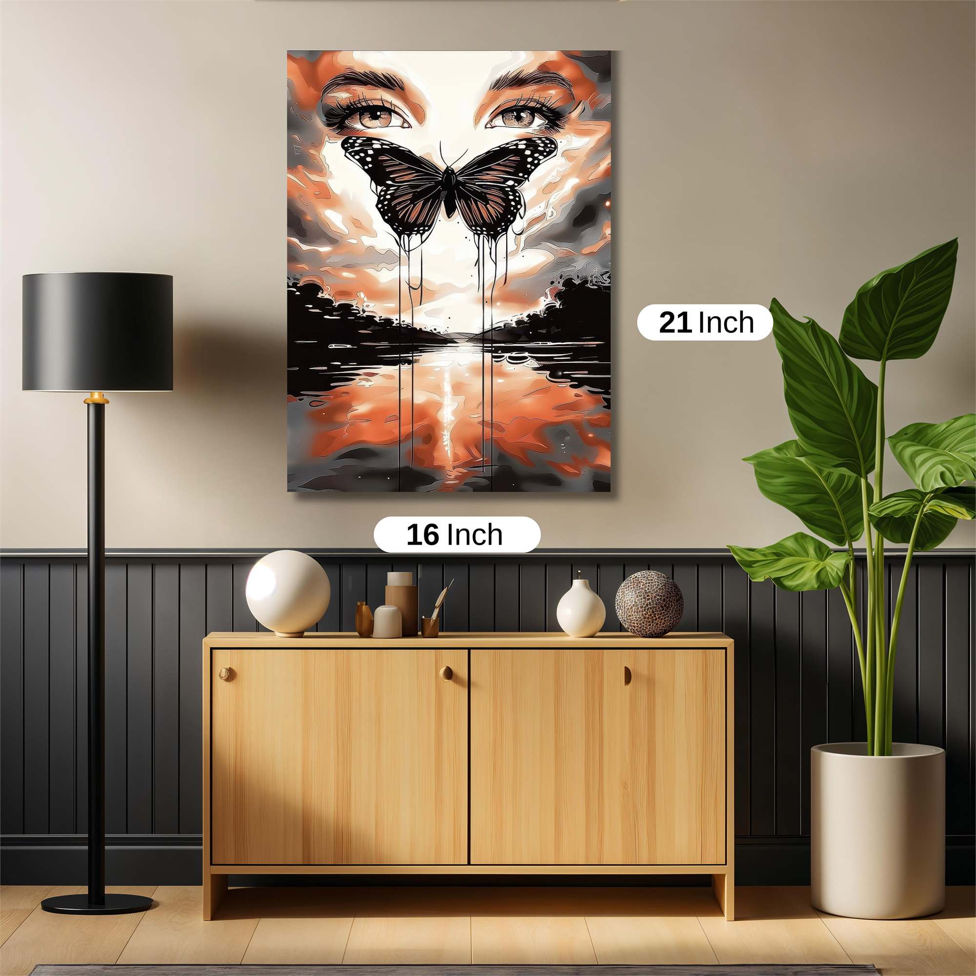 Butterfly Enigma Safe Wall Magnetic / M
