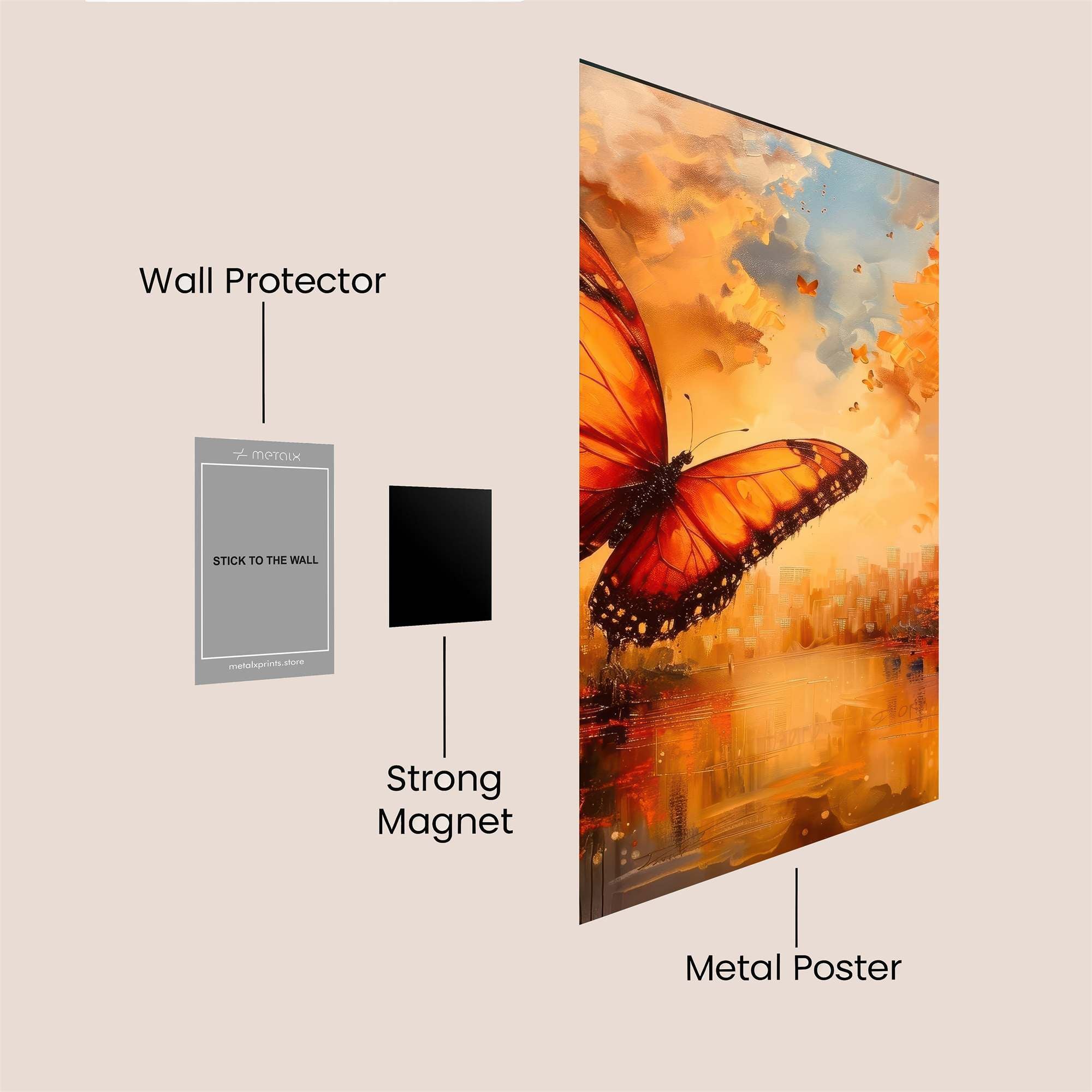 Monarch Radiance Safe Wall Magnetic / M