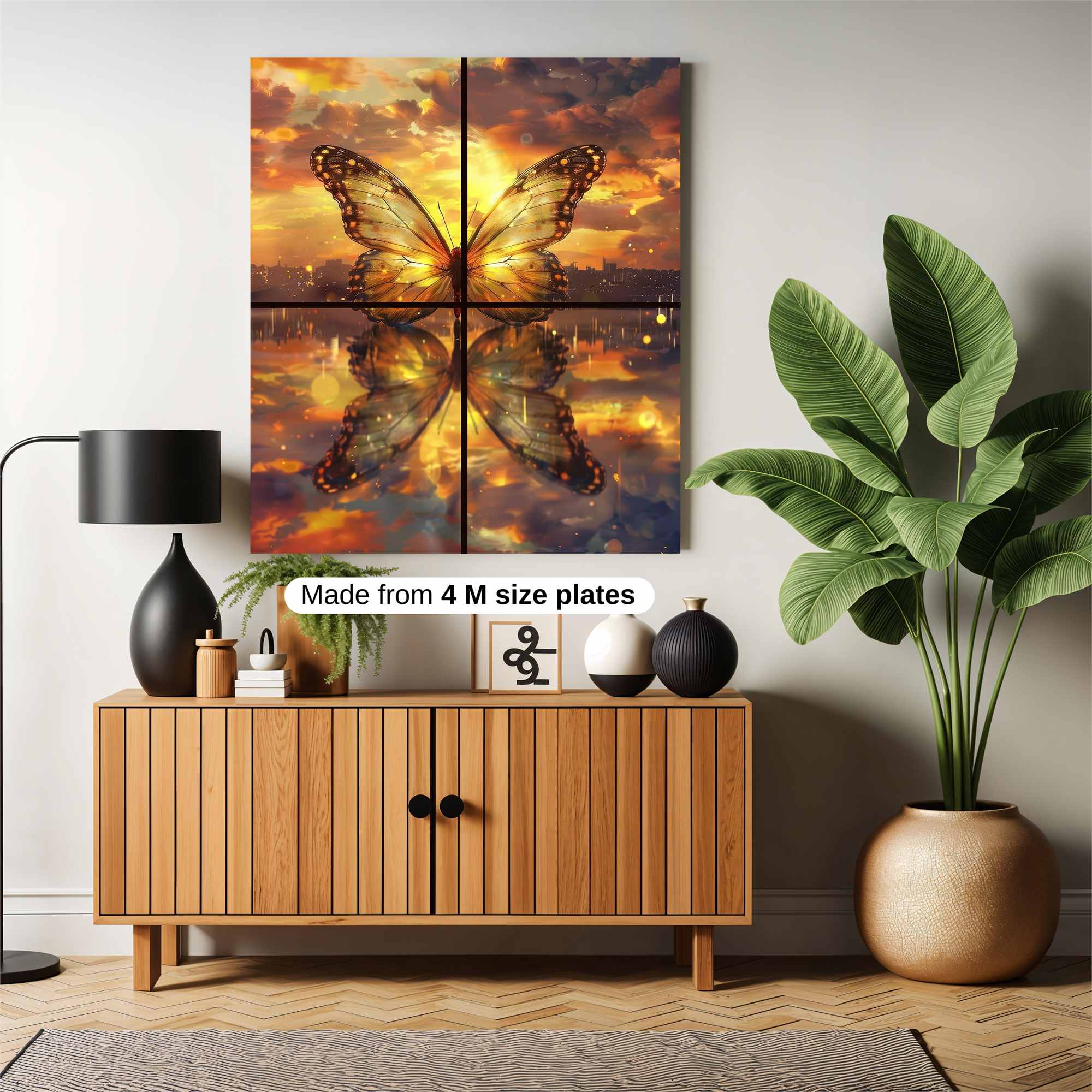 Sunset Serenity Safe Wall Magnetic / M