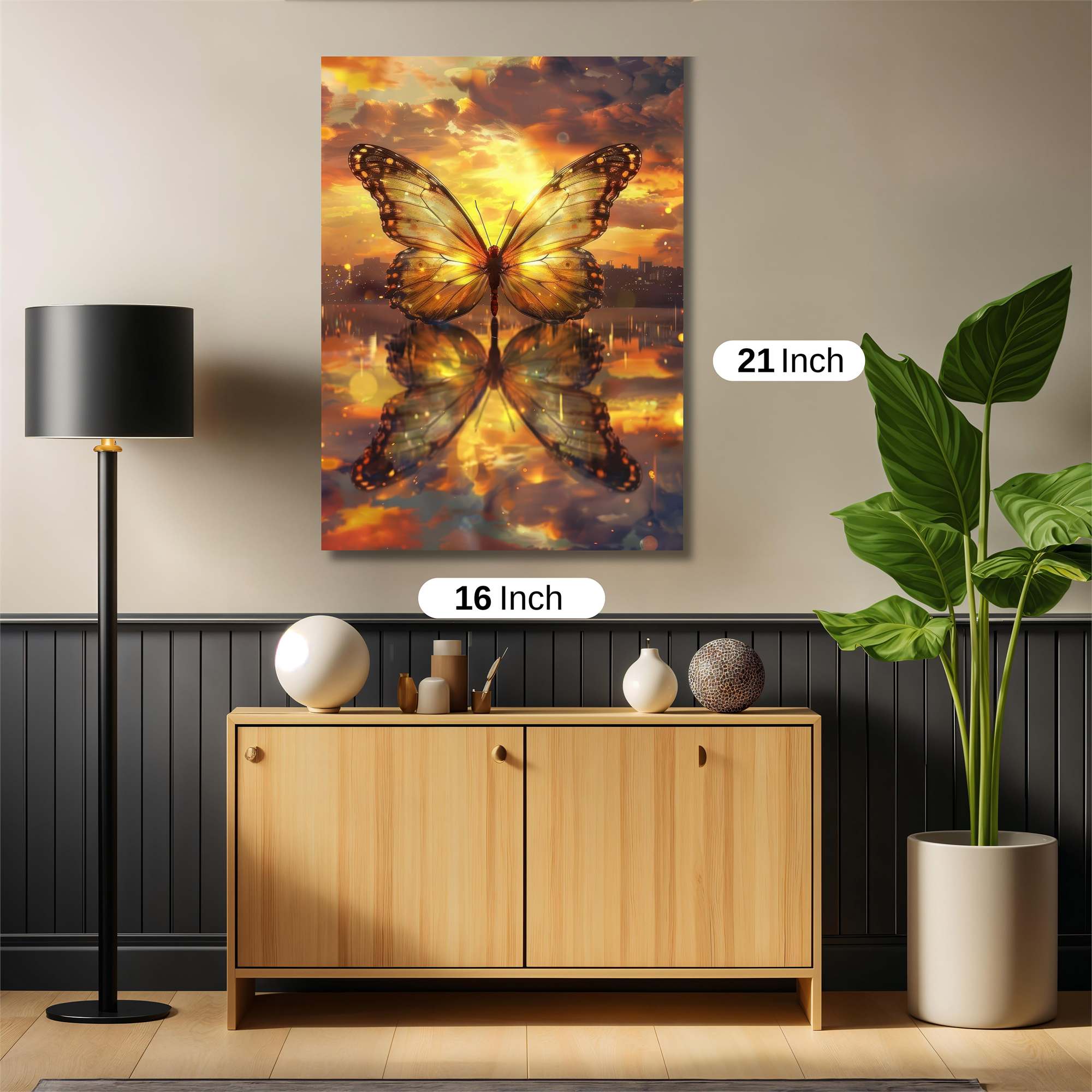 Sunset Serenity Safe Wall Magnetic / M