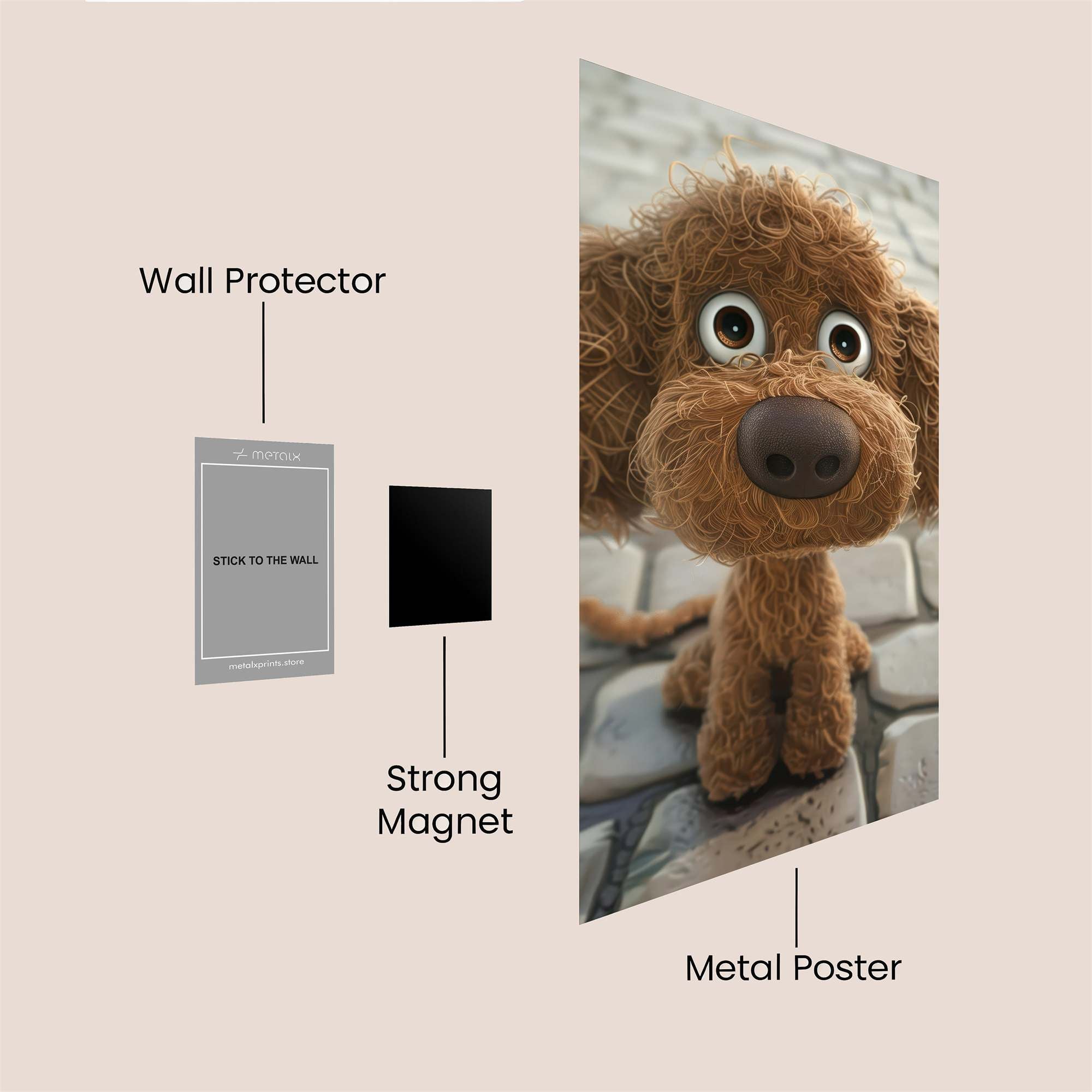 Puppy Wonder Safe Wall Magnetic / M