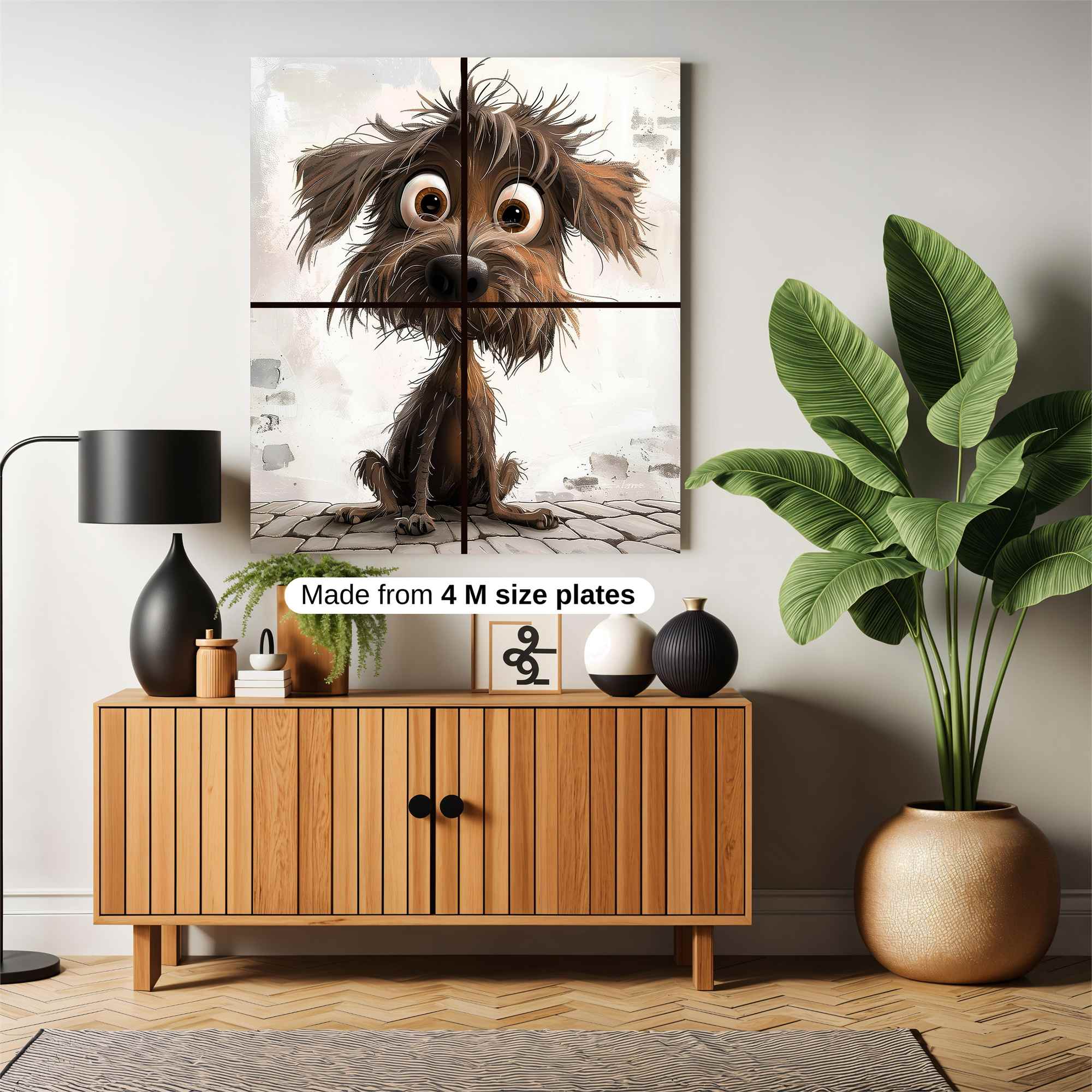 Scruffy Charm Safe Wall Magnetic / M
