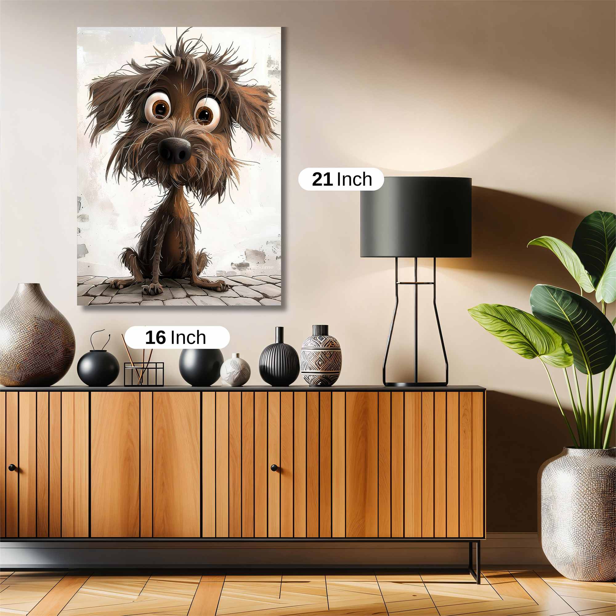 Scruffy Charm Safe Wall Magnetic / M