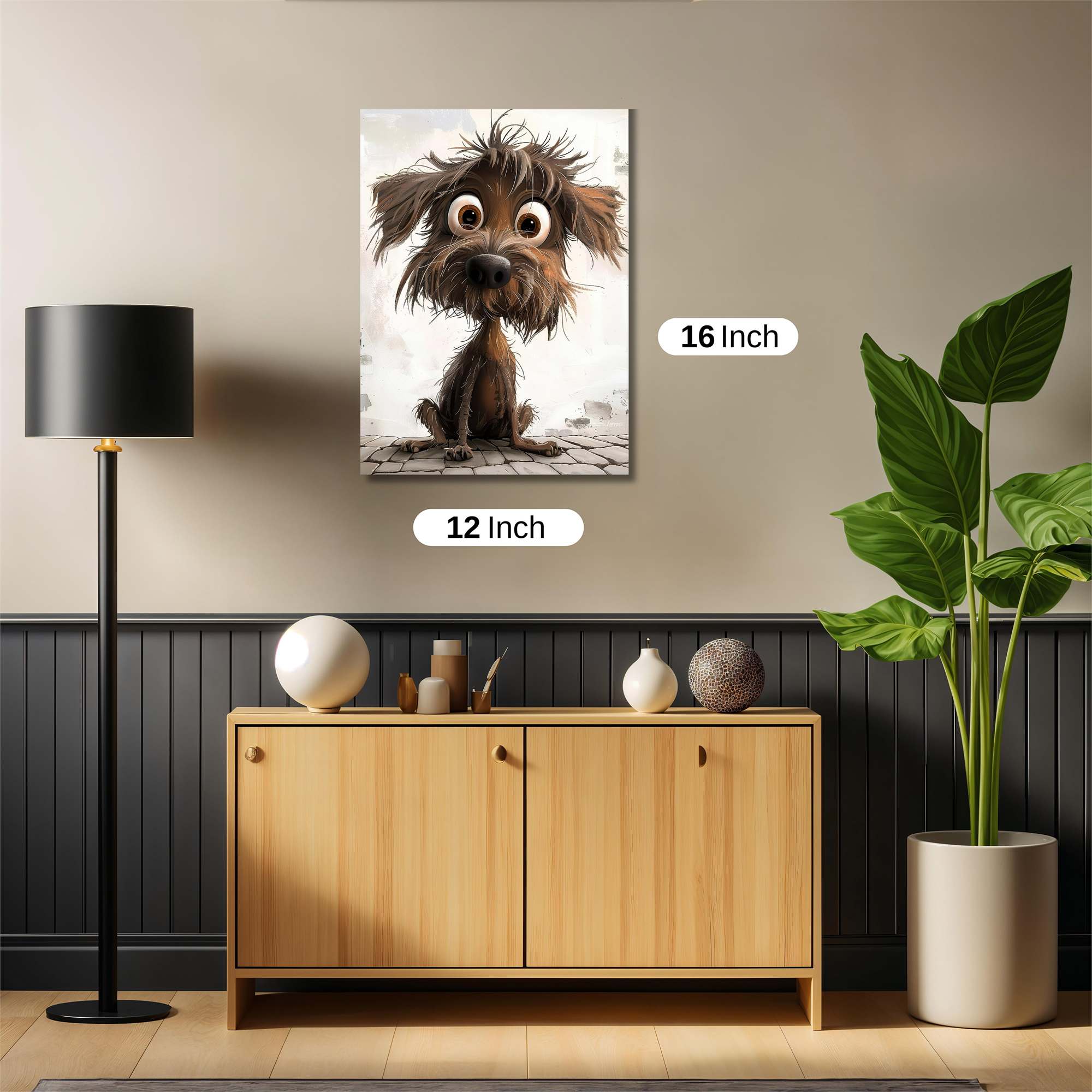 Scruffy Charm Safe Wall Magnetic / M