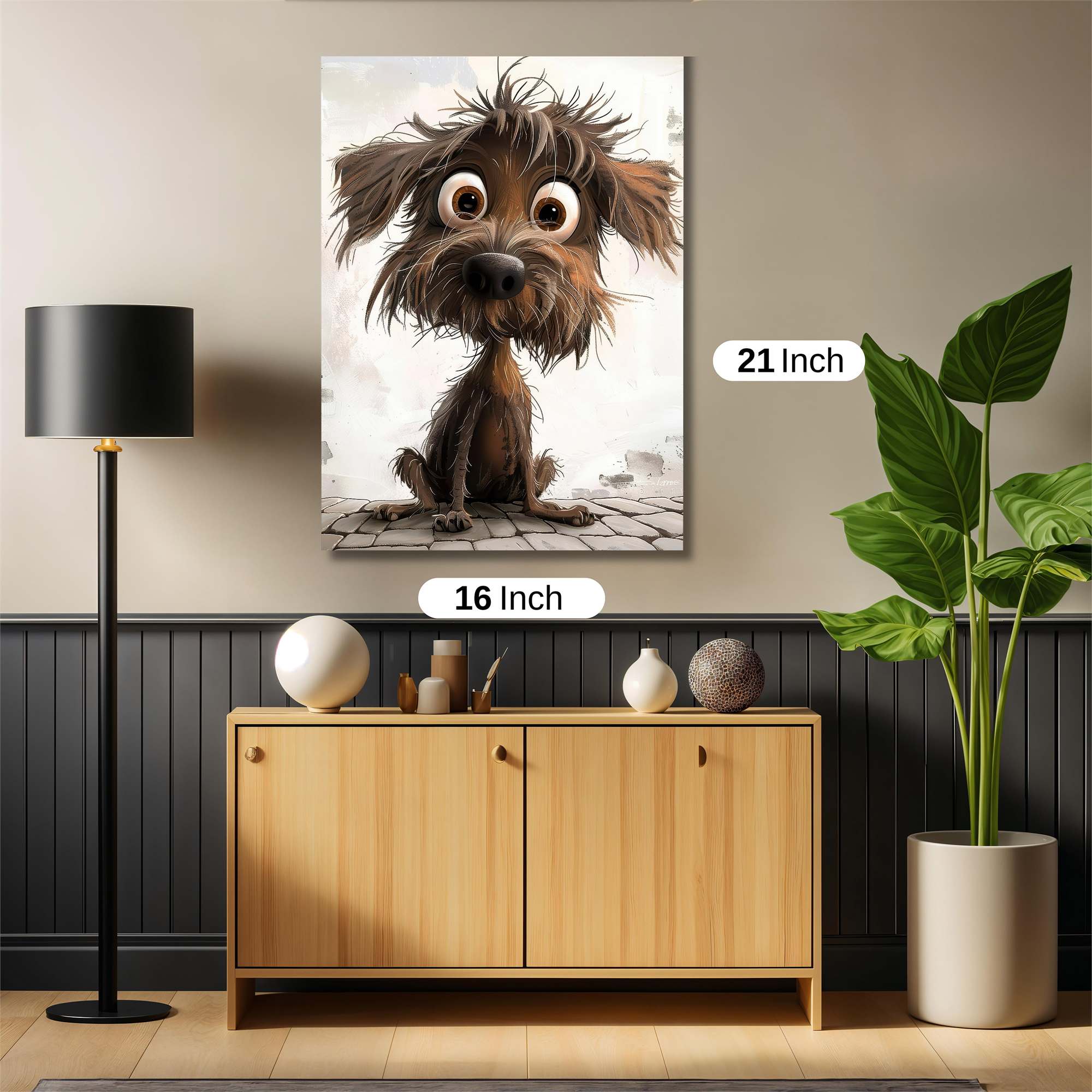 Scruffy Charm Safe Wall Magnetic / M