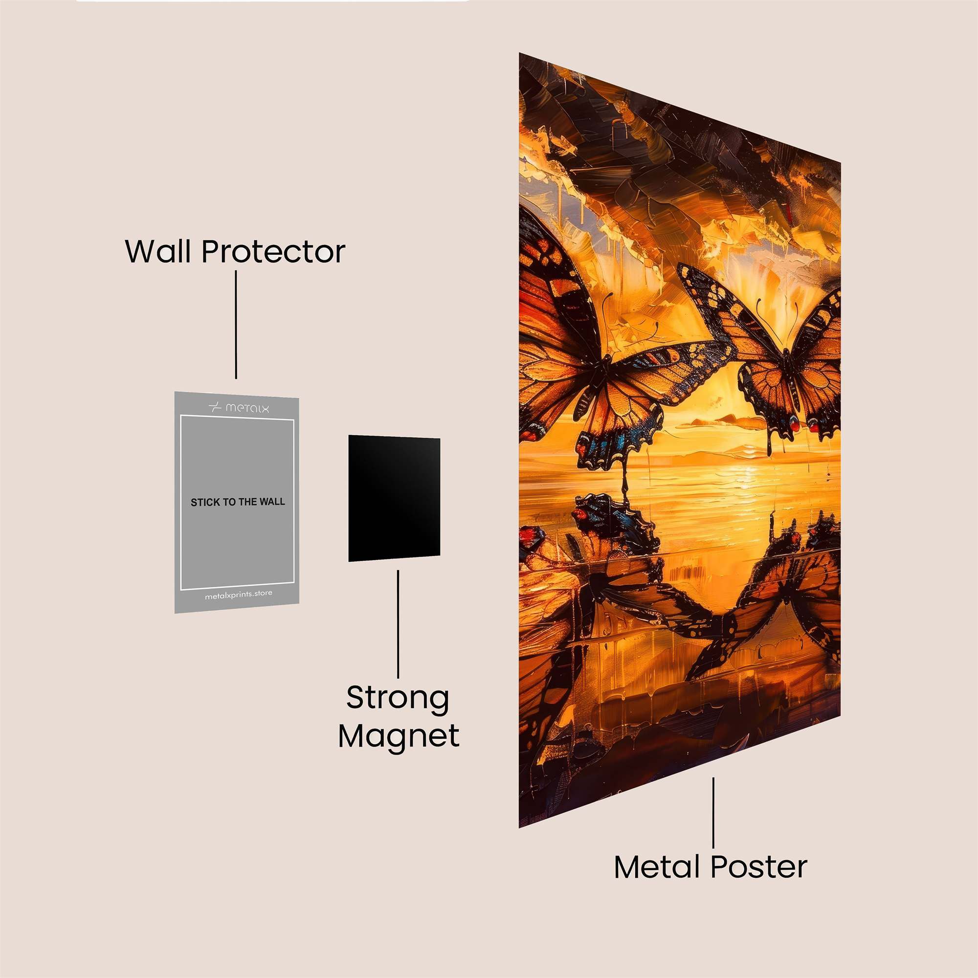 Monarch Majesty Safe Wall Magnetic / M