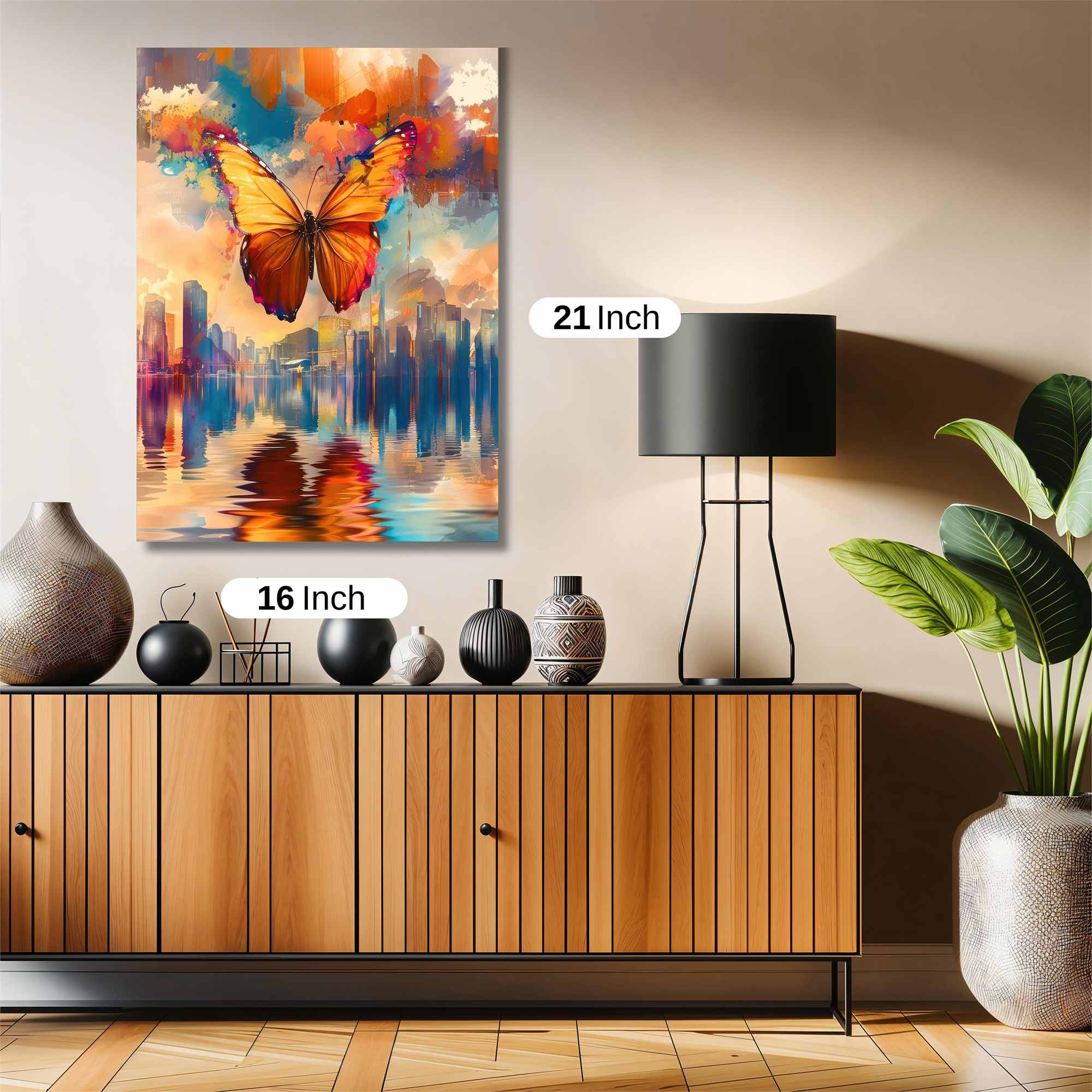 Butterfly Dreamscape Safe Wall Magnetic / M