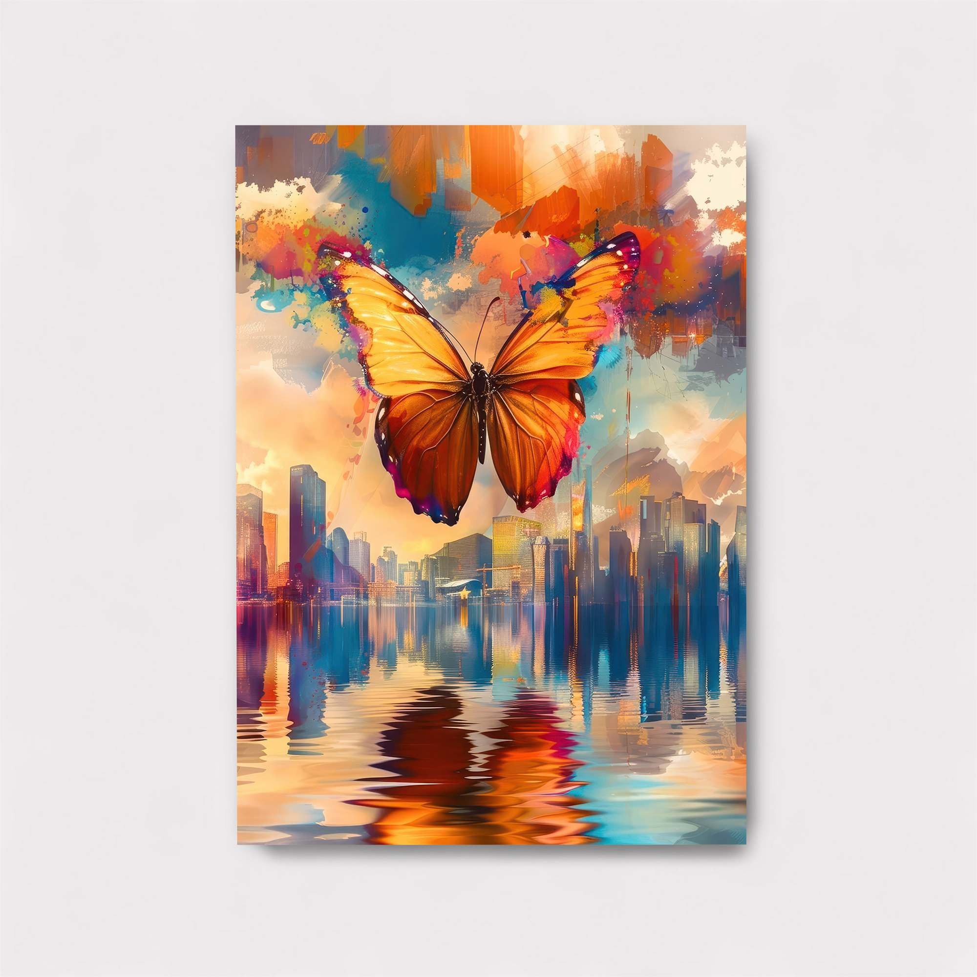 Butterfly Dreamscape Safe Wall Magnetic / M