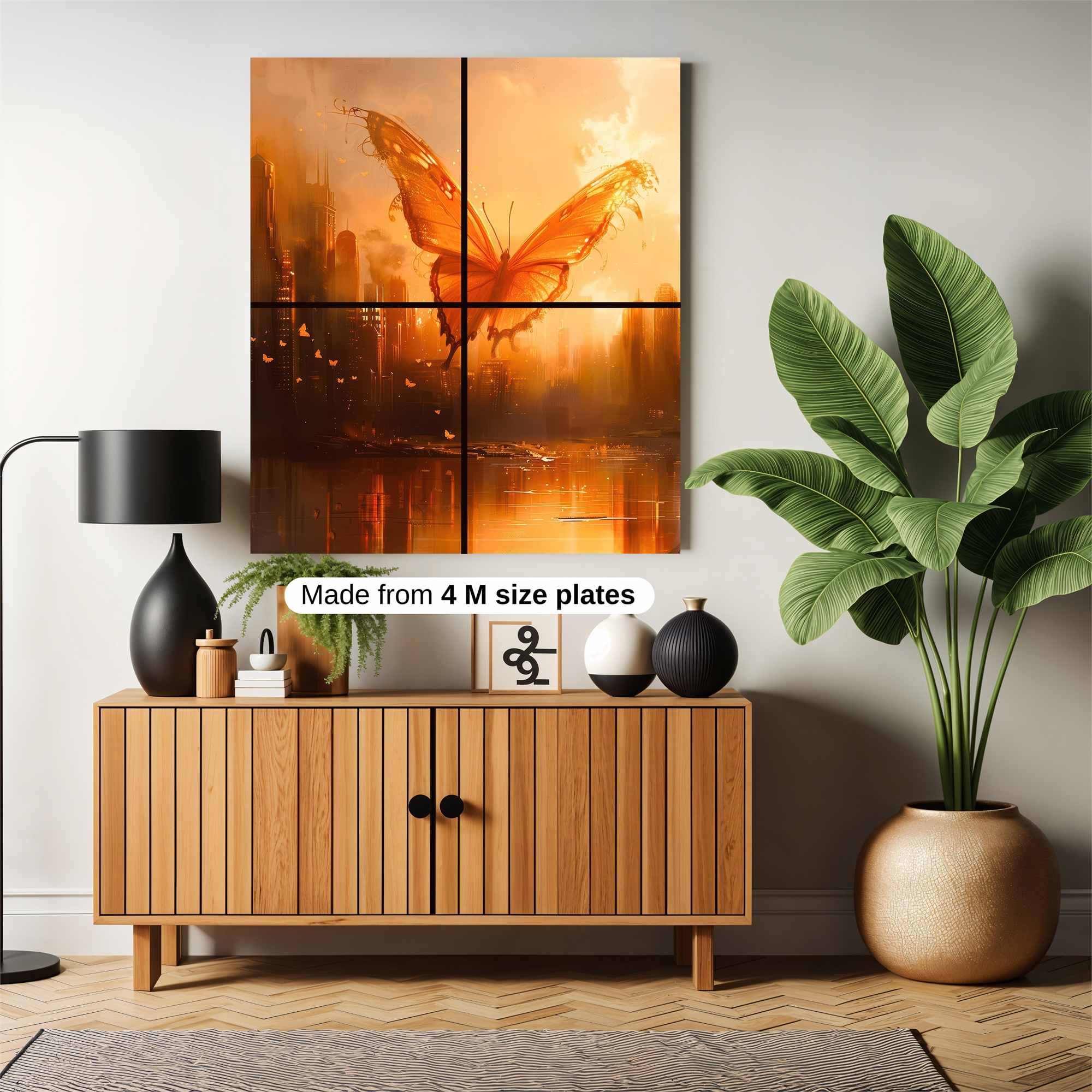 Butterfly Dawn Safe Wall Magnetic / M