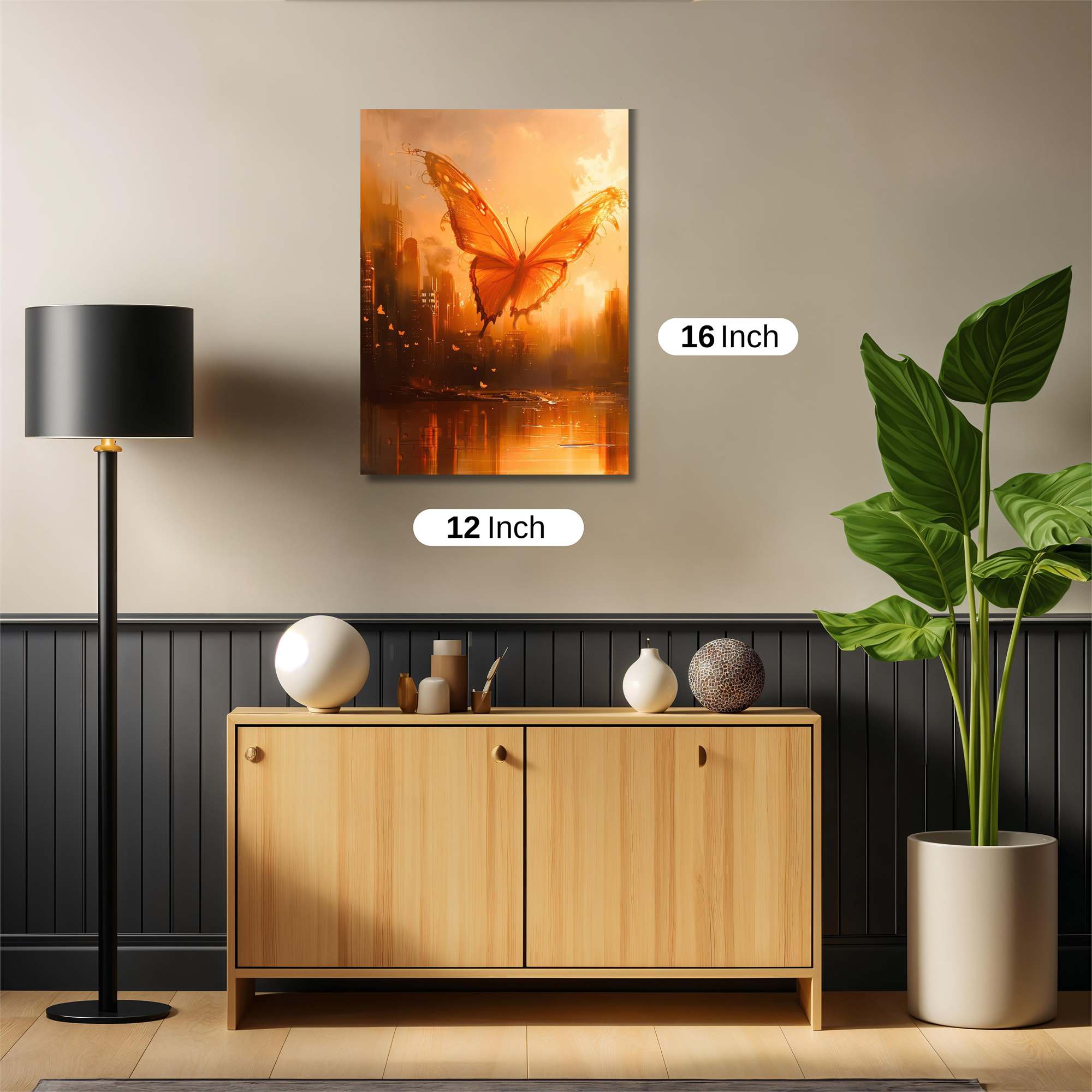 Butterfly Dawn Safe Wall Magnetic / M