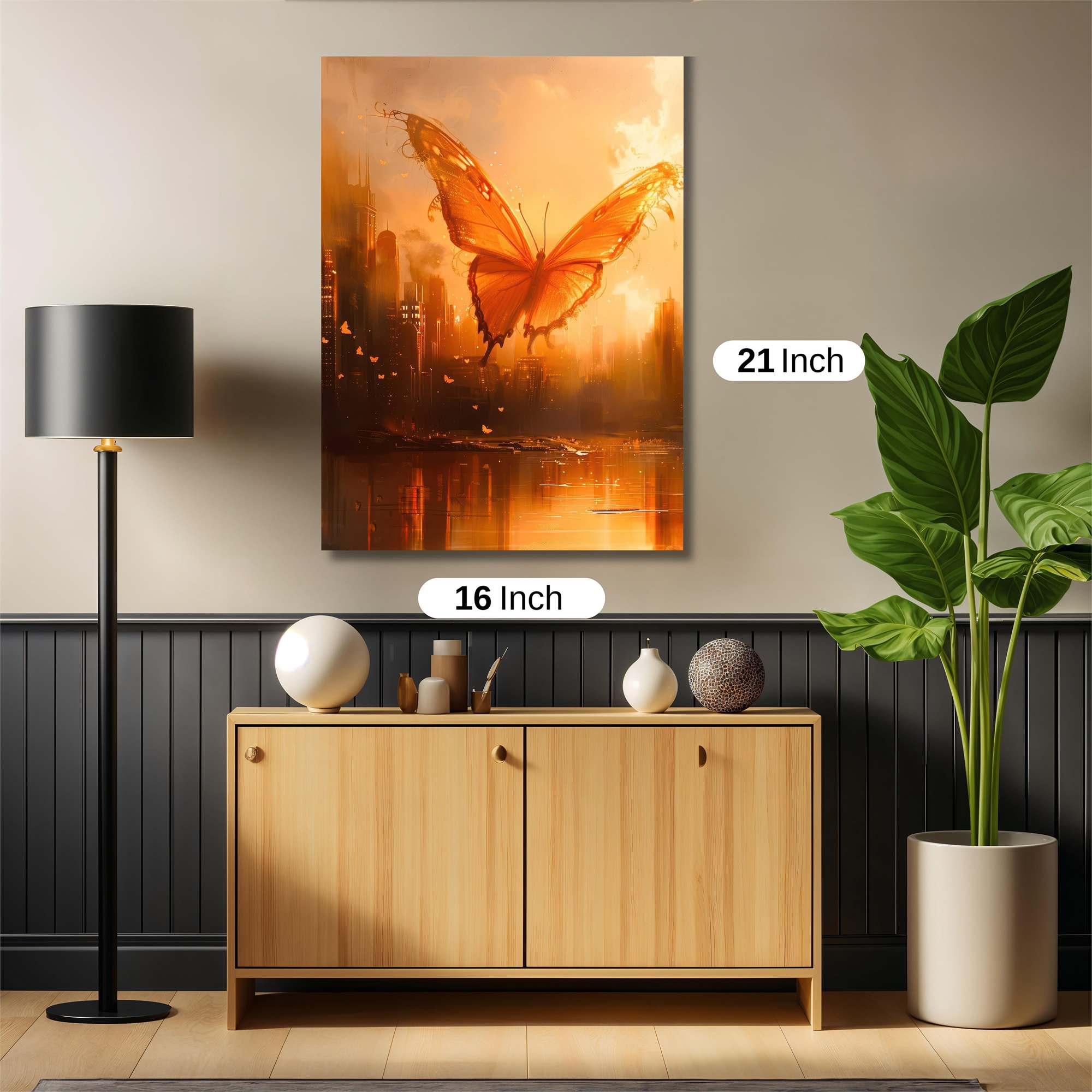 Butterfly Dawn Safe Wall Magnetic / M