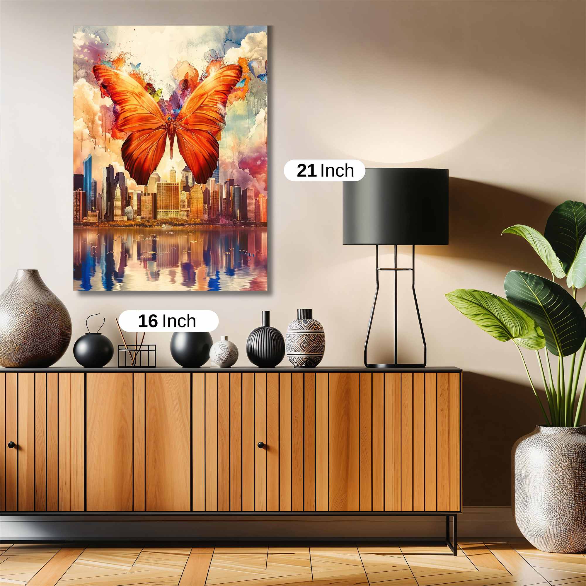 Butterfly Serenity Safe Wall Magnetic / M