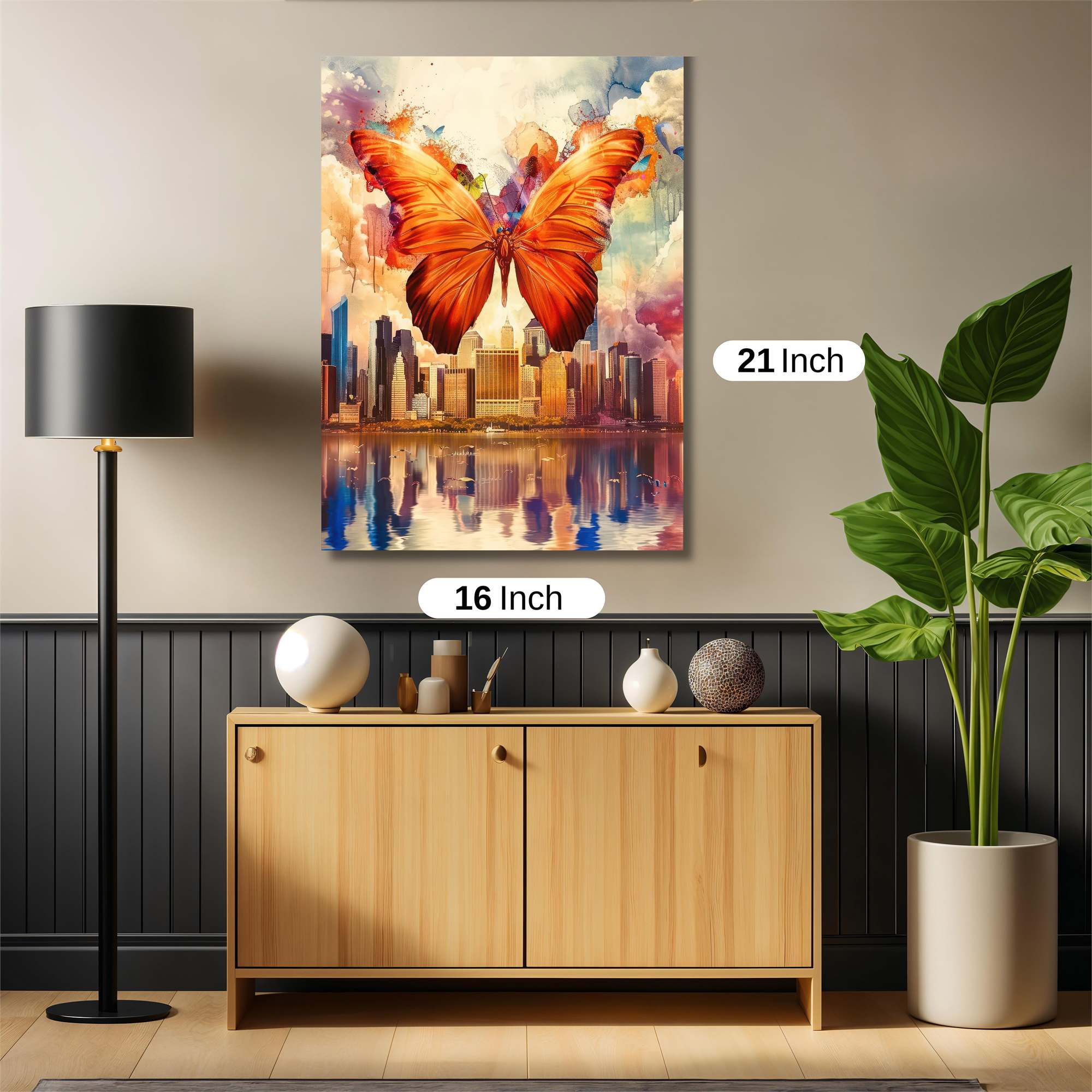 Butterfly Serenity Safe Wall Magnetic / M