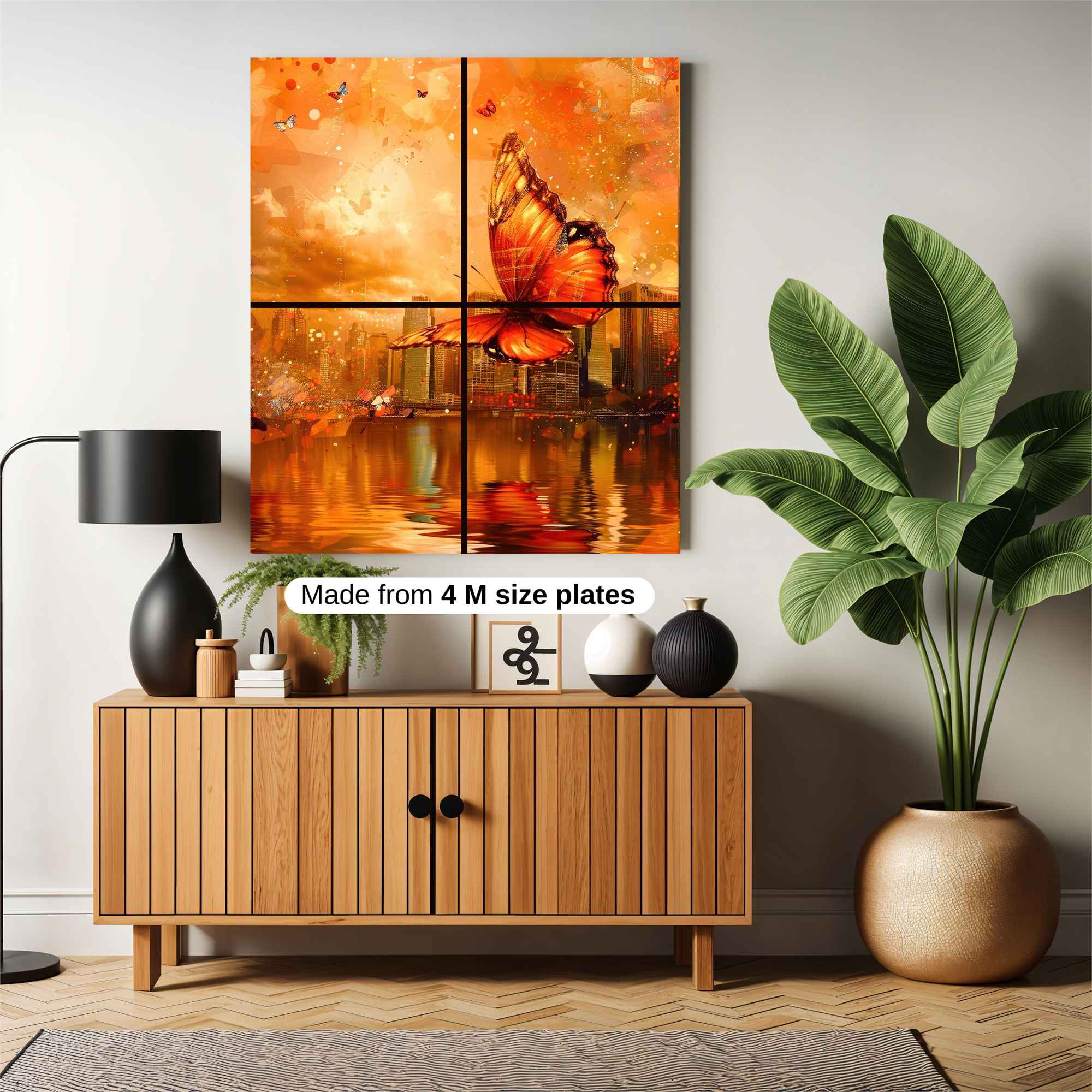 Butterfly Serenity Safe Wall Magnetic / M