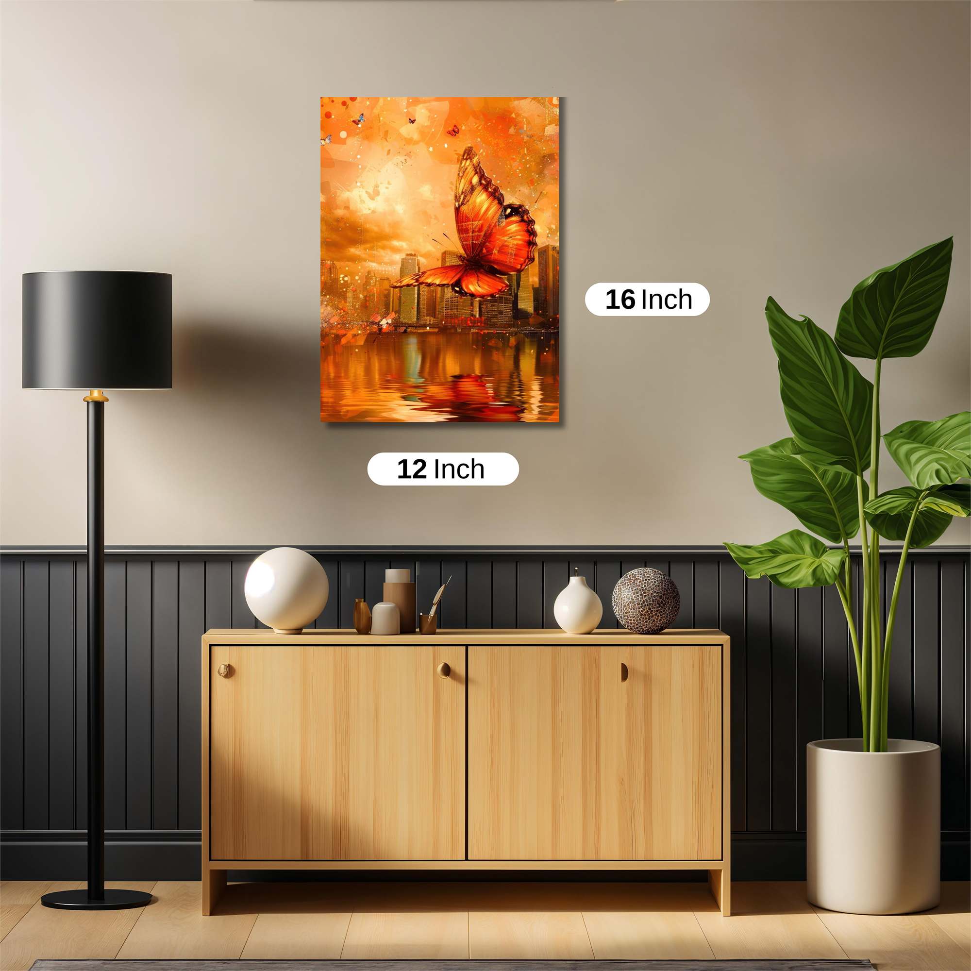 Butterfly Serenity Safe Wall Magnetic / M