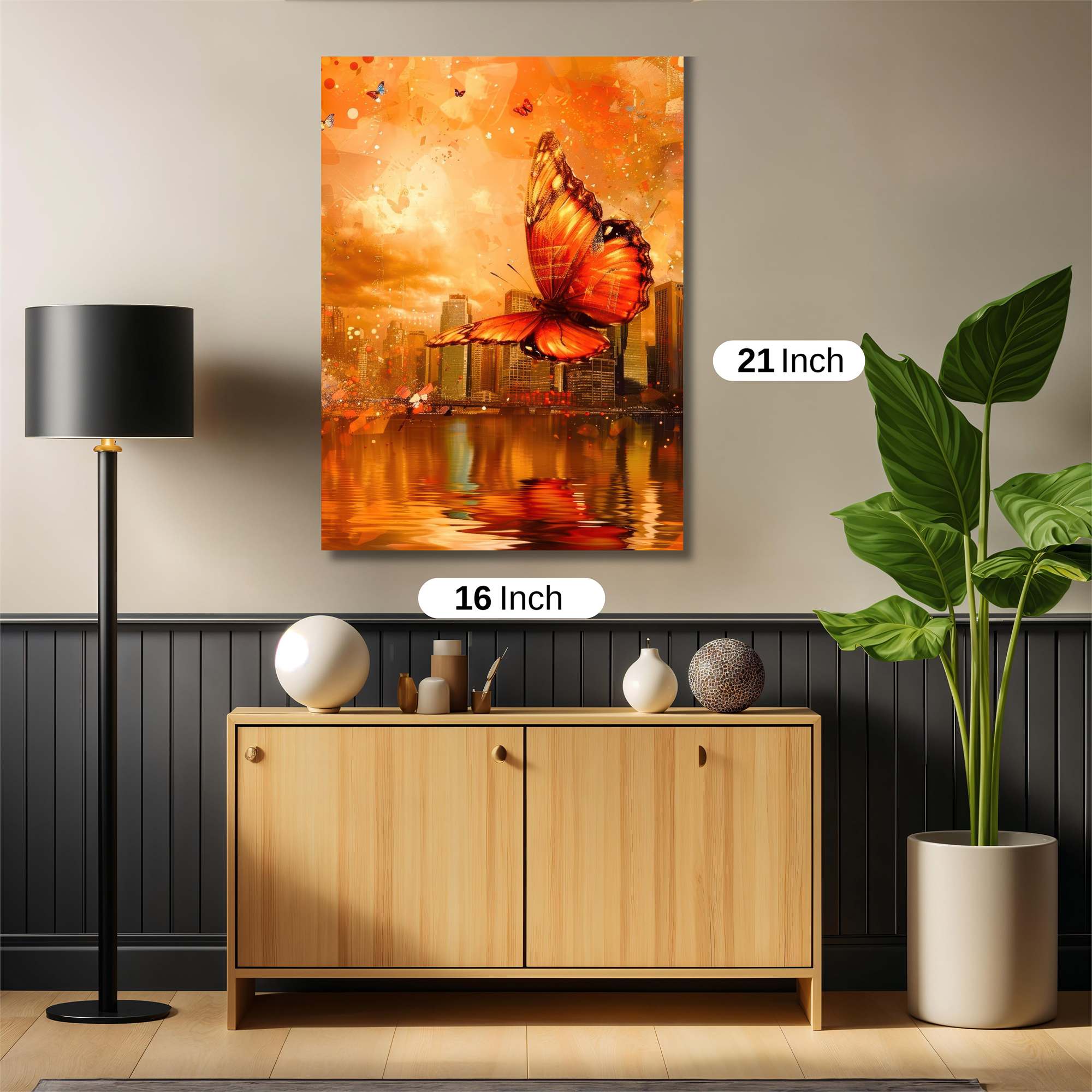 Butterfly Serenity Safe Wall Magnetic / M
