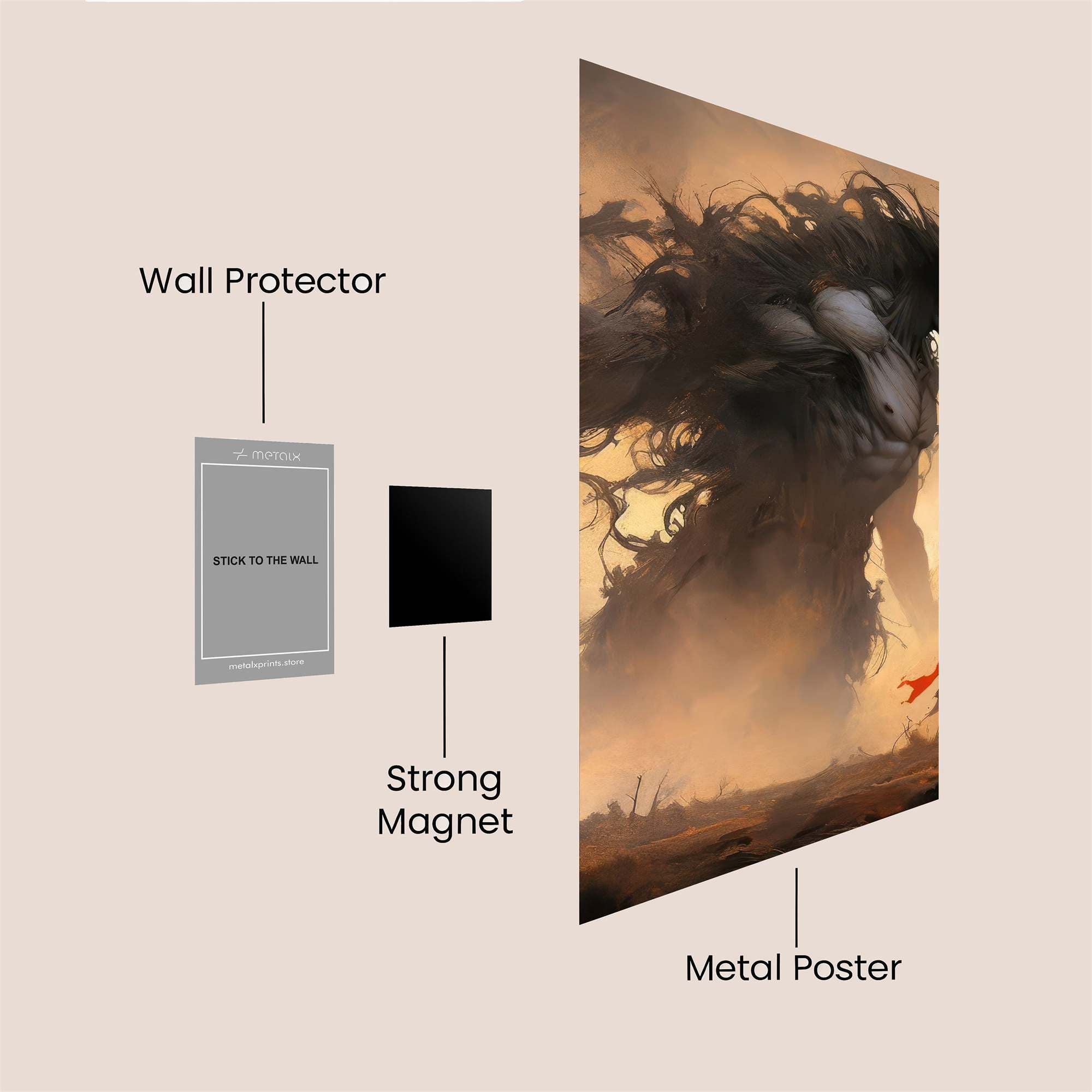 Demon Fury Safe Wall Magnetic / M