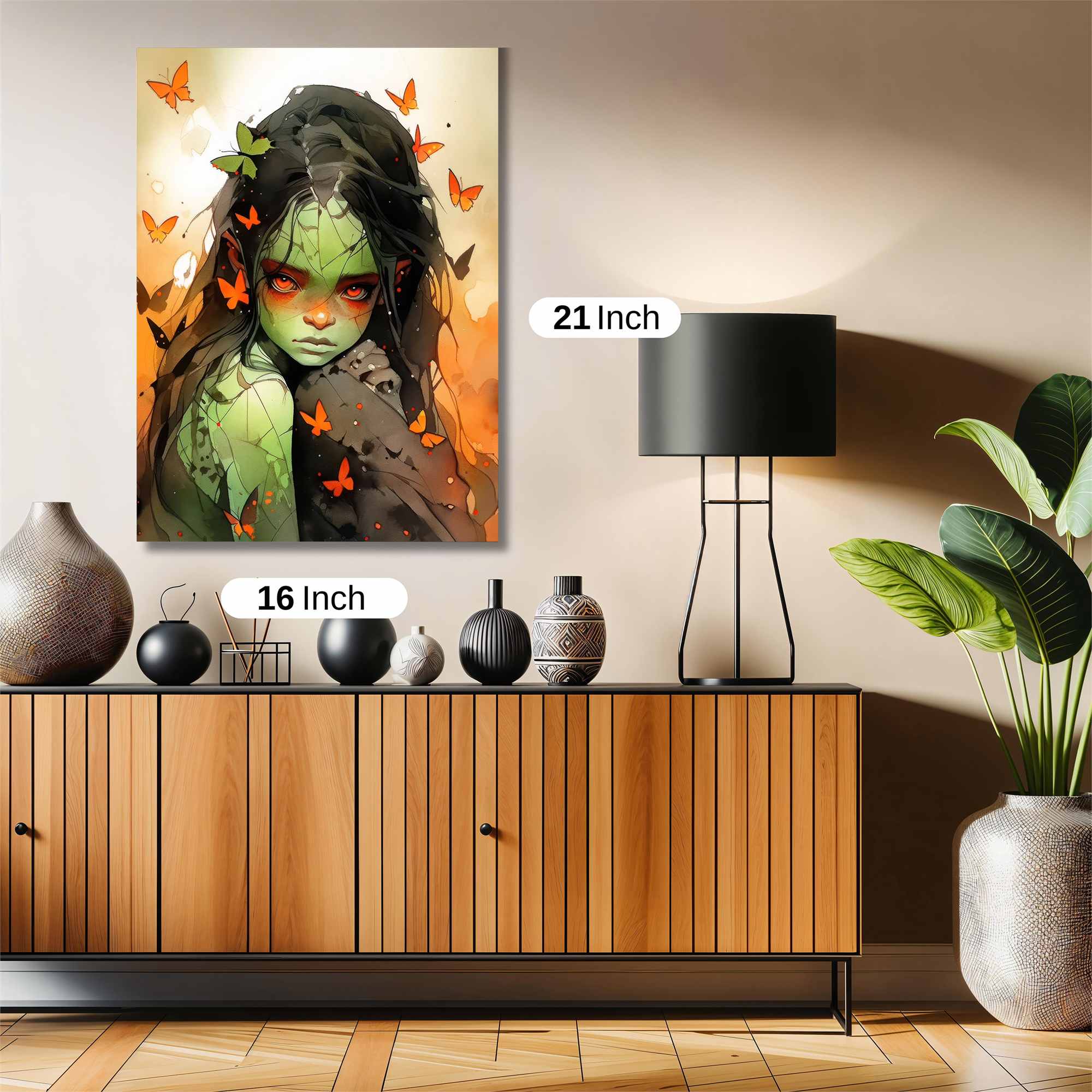 Butterfly Melancholy Safe Wall Magnetic / M