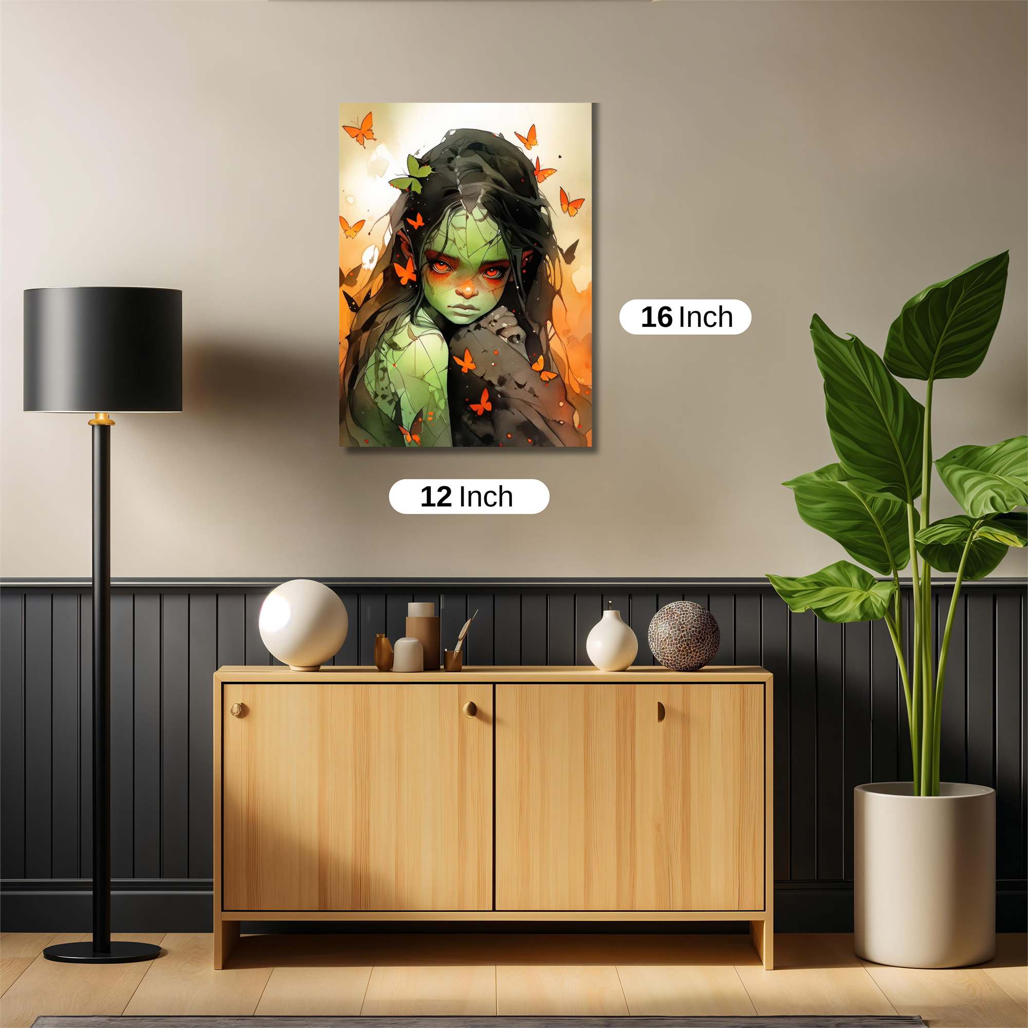 Butterfly Melancholy Safe Wall Magnetic / M