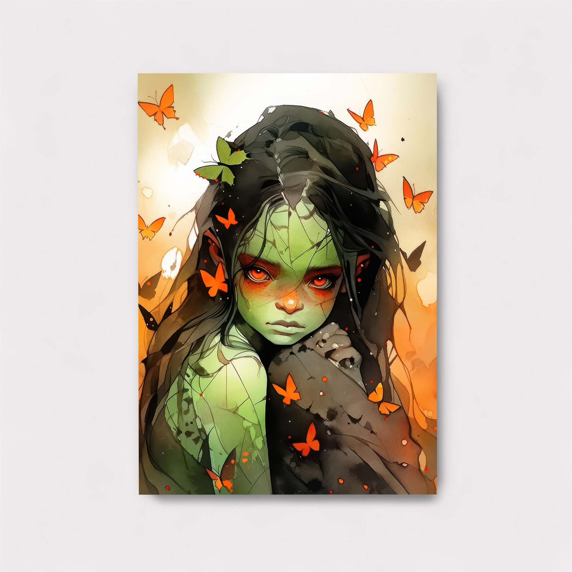 Butterfly Melancholy Safe Wall Magnetic / M