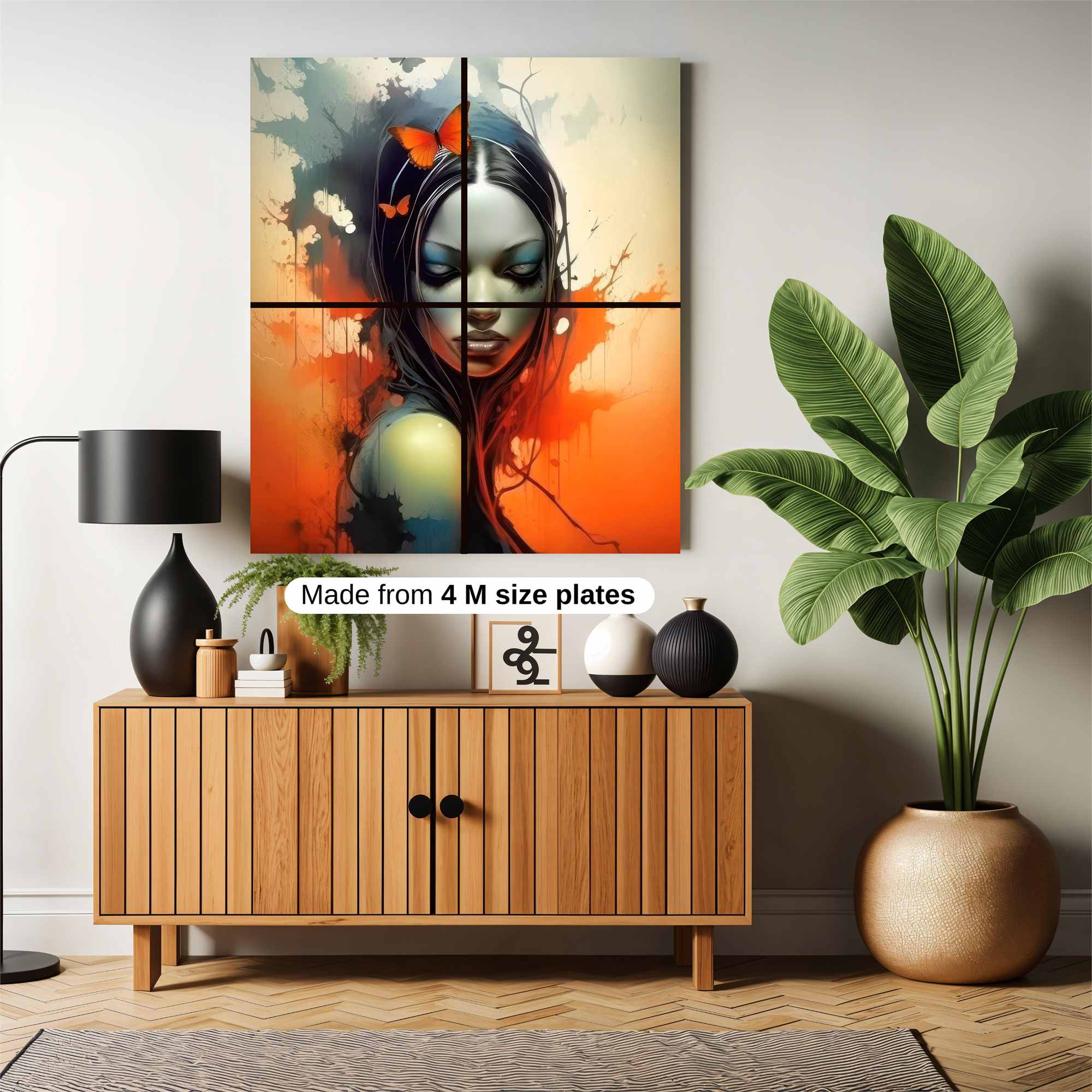 Butterfly Serenity Safe Wall Magnetic / M