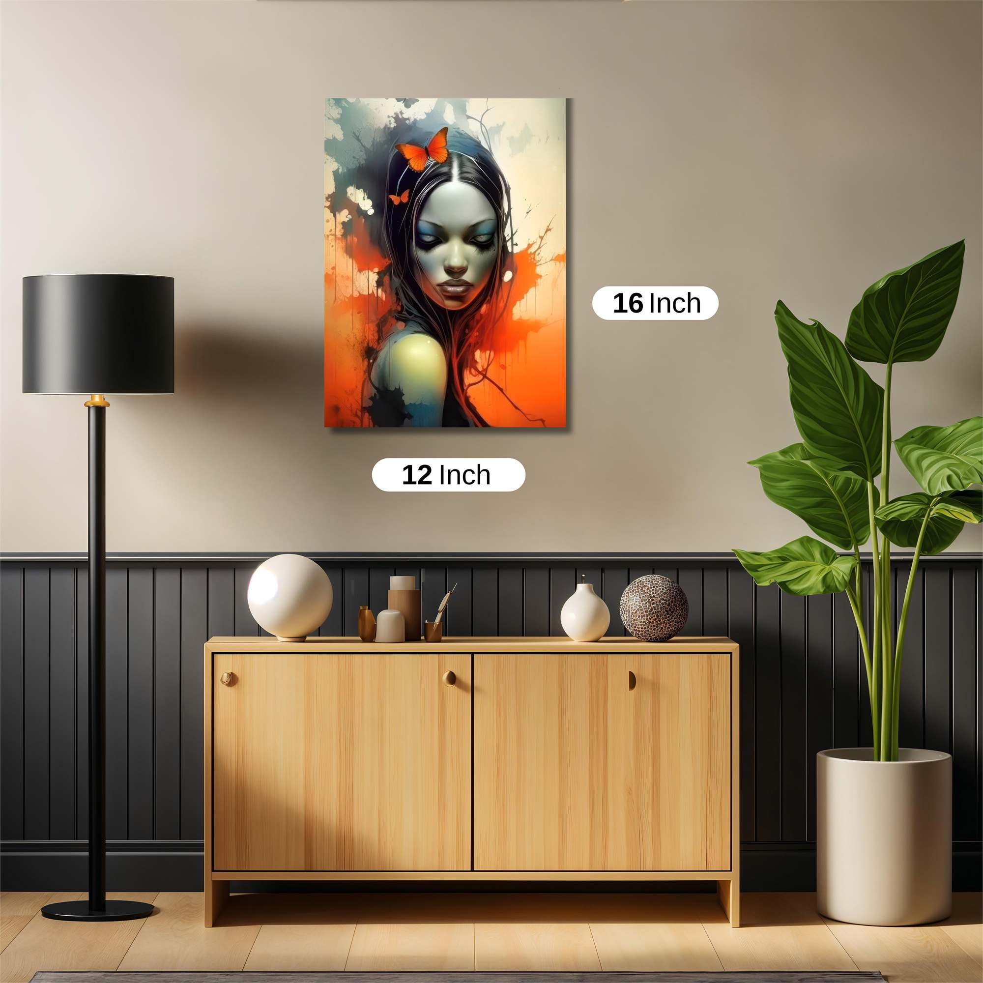 Butterfly Serenity Safe Wall Magnetic / M
