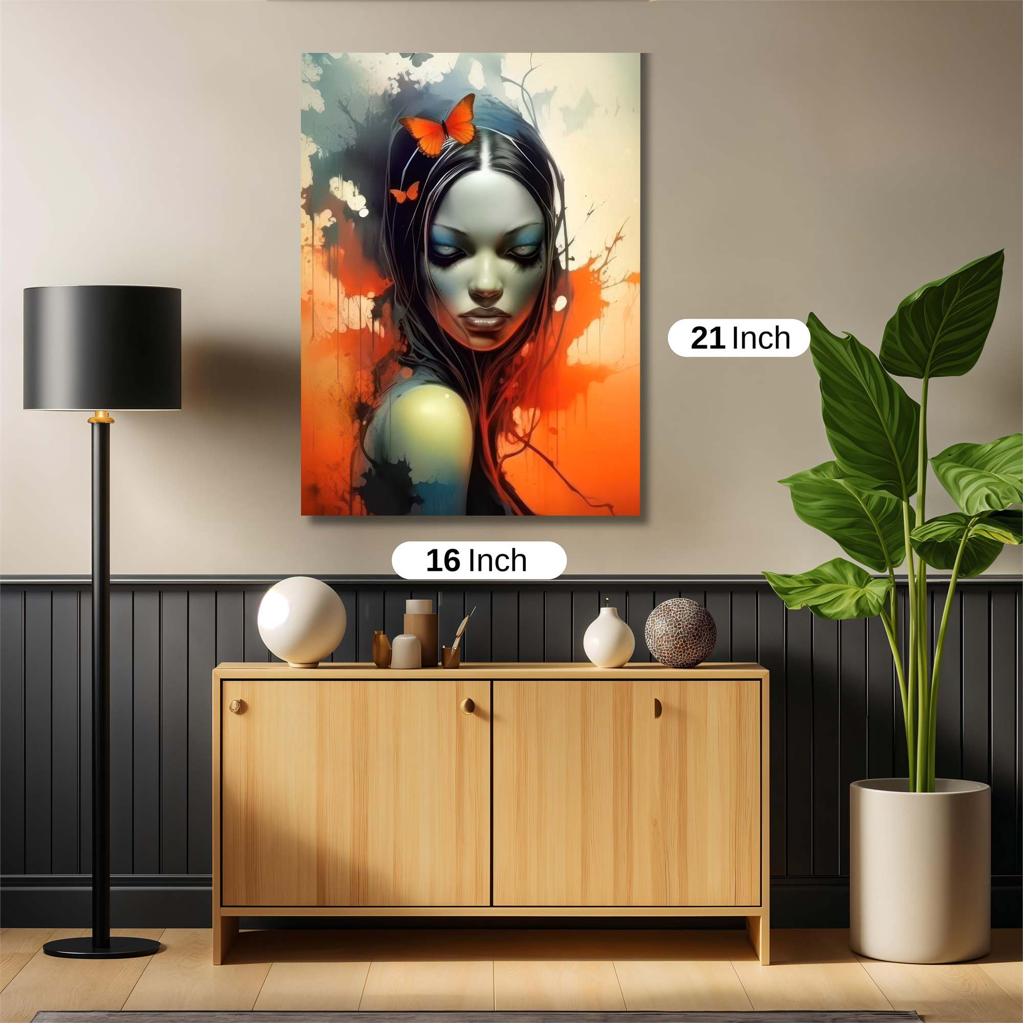 Butterfly Serenity Safe Wall Magnetic / M