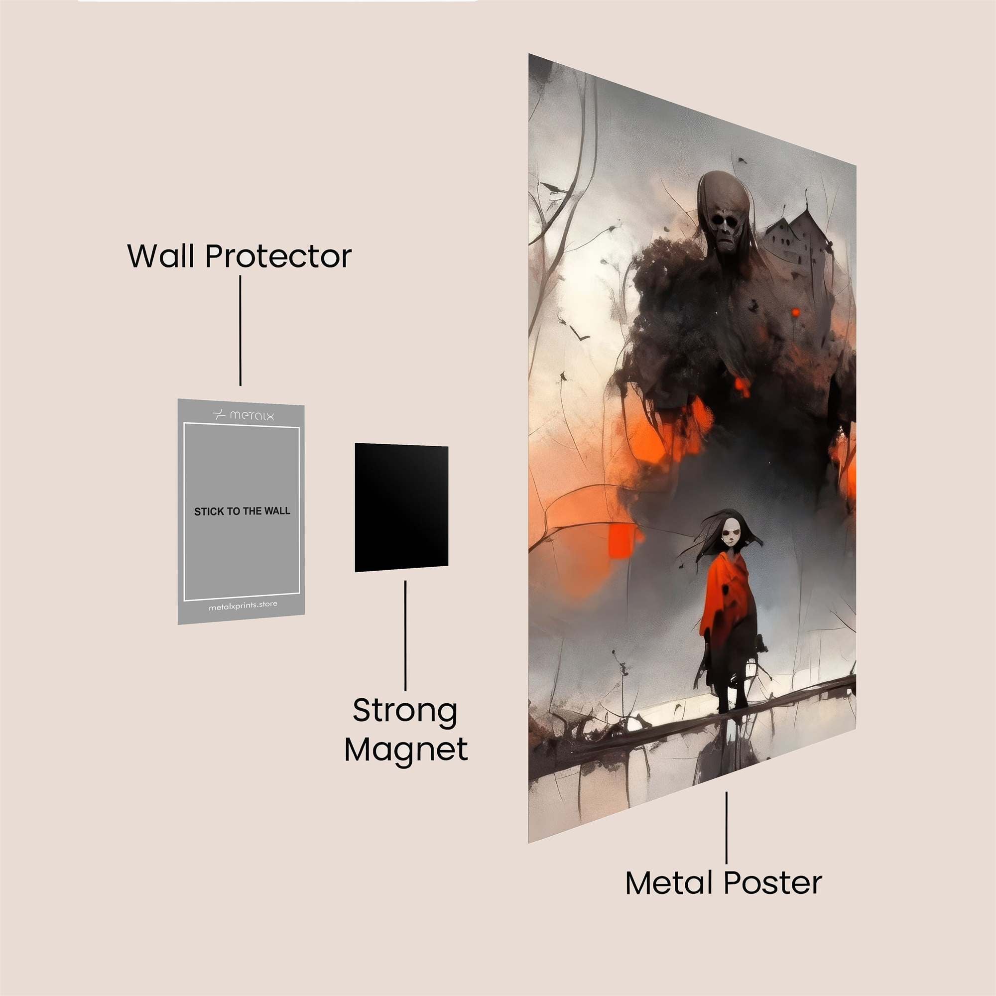 Golem Guardian Safe Wall Magnetic / M