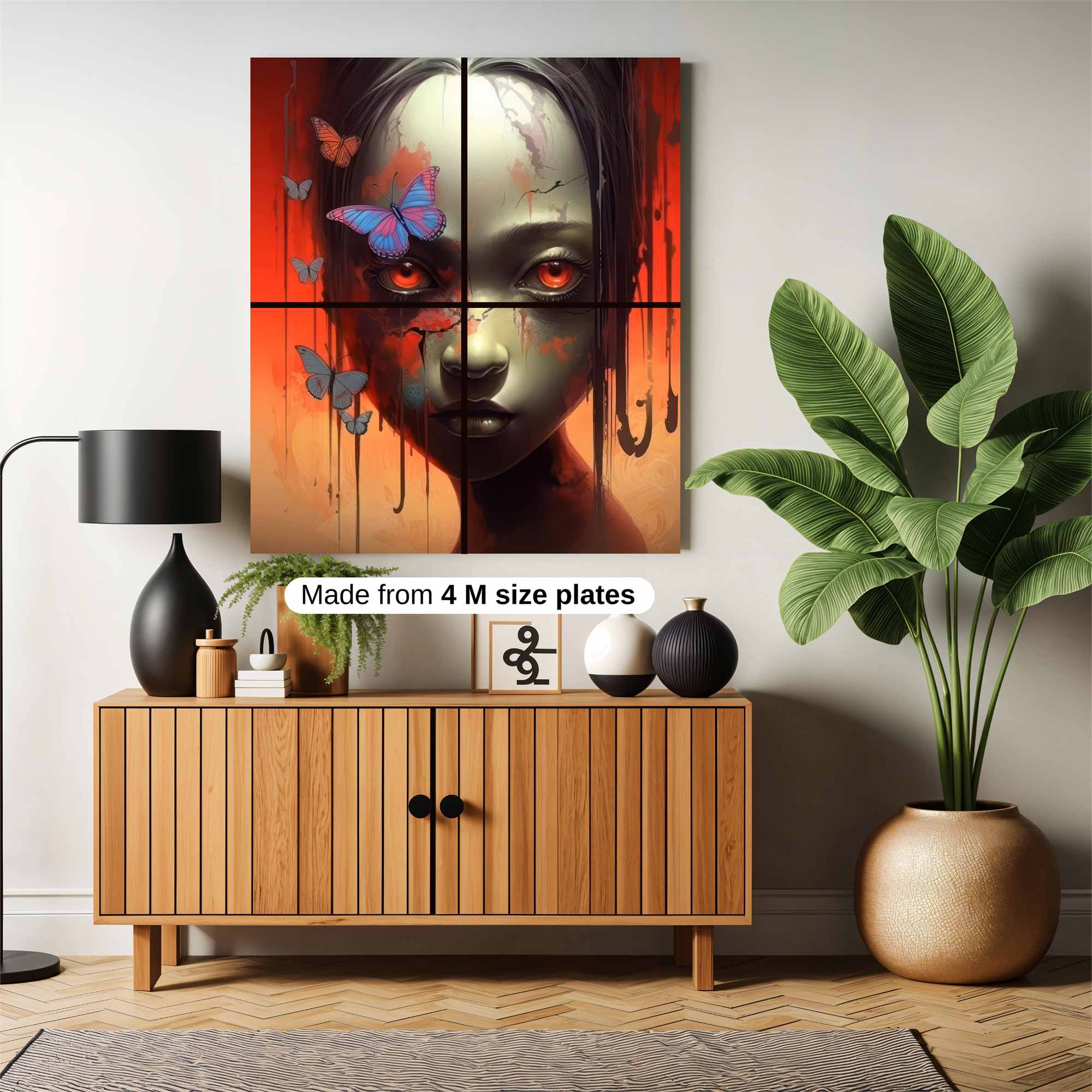 Butterfly Sorrow Safe Wall Magnetic / M