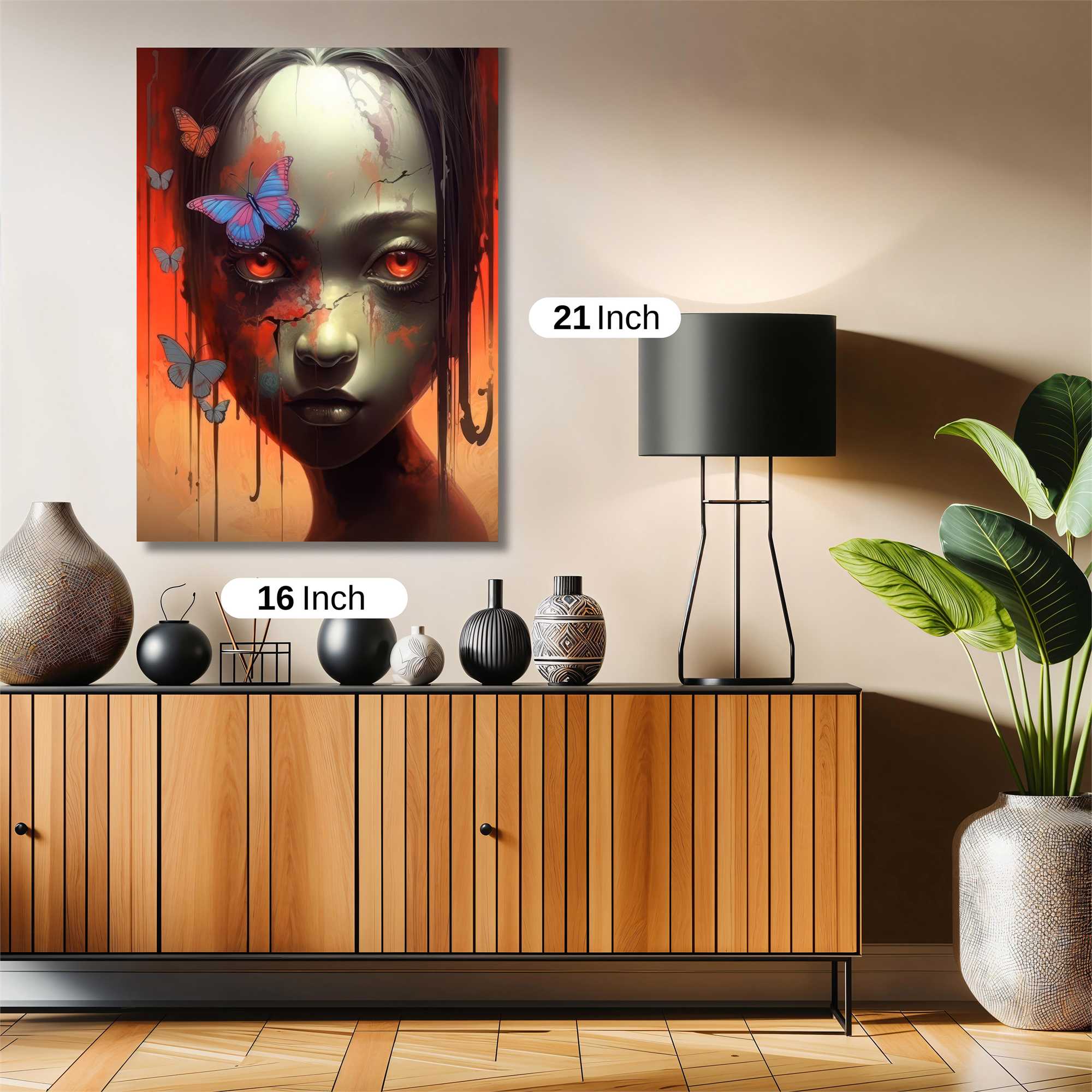 Butterfly Sorrow Safe Wall Magnetic / M