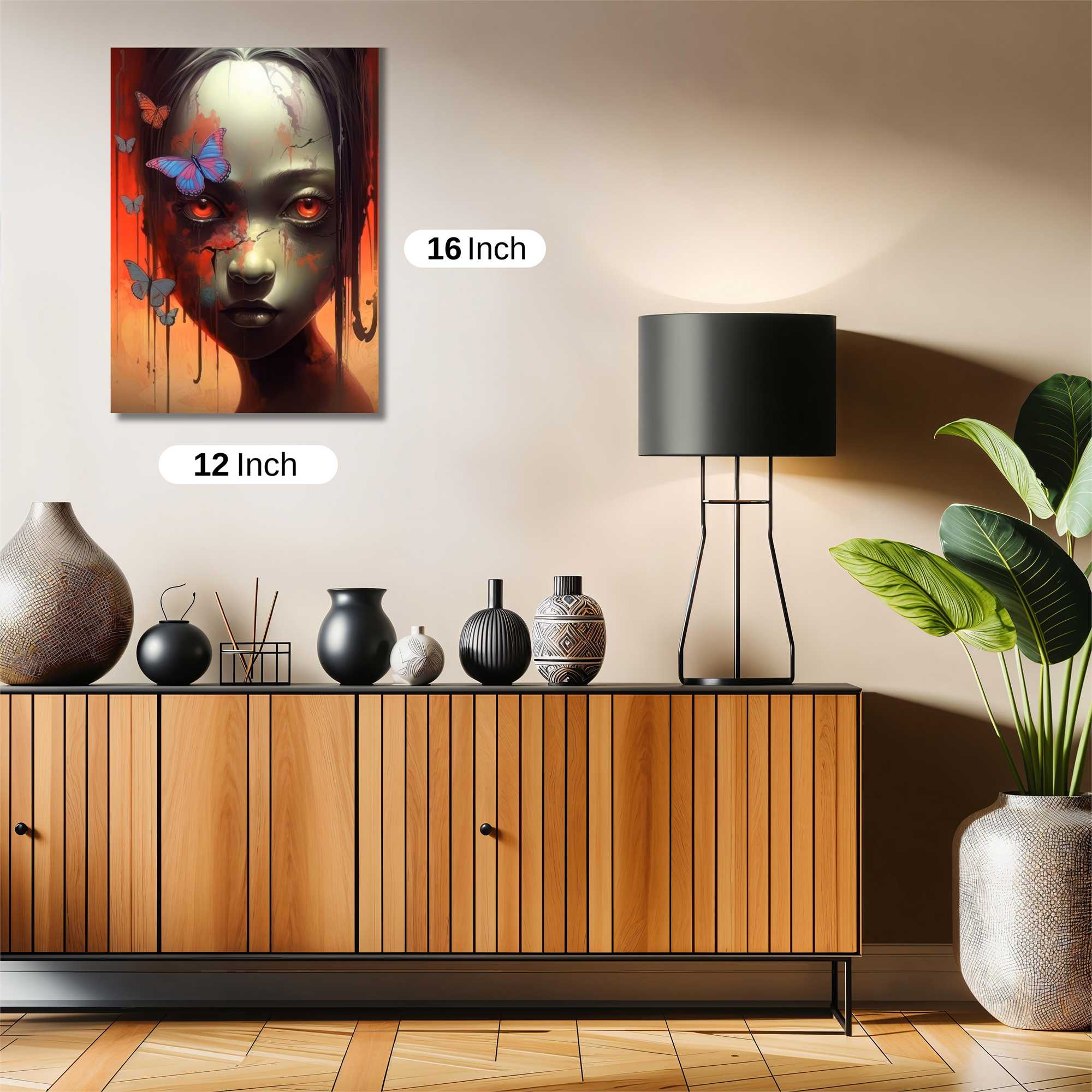 Butterfly Sorrow Safe Wall Magnetic / M