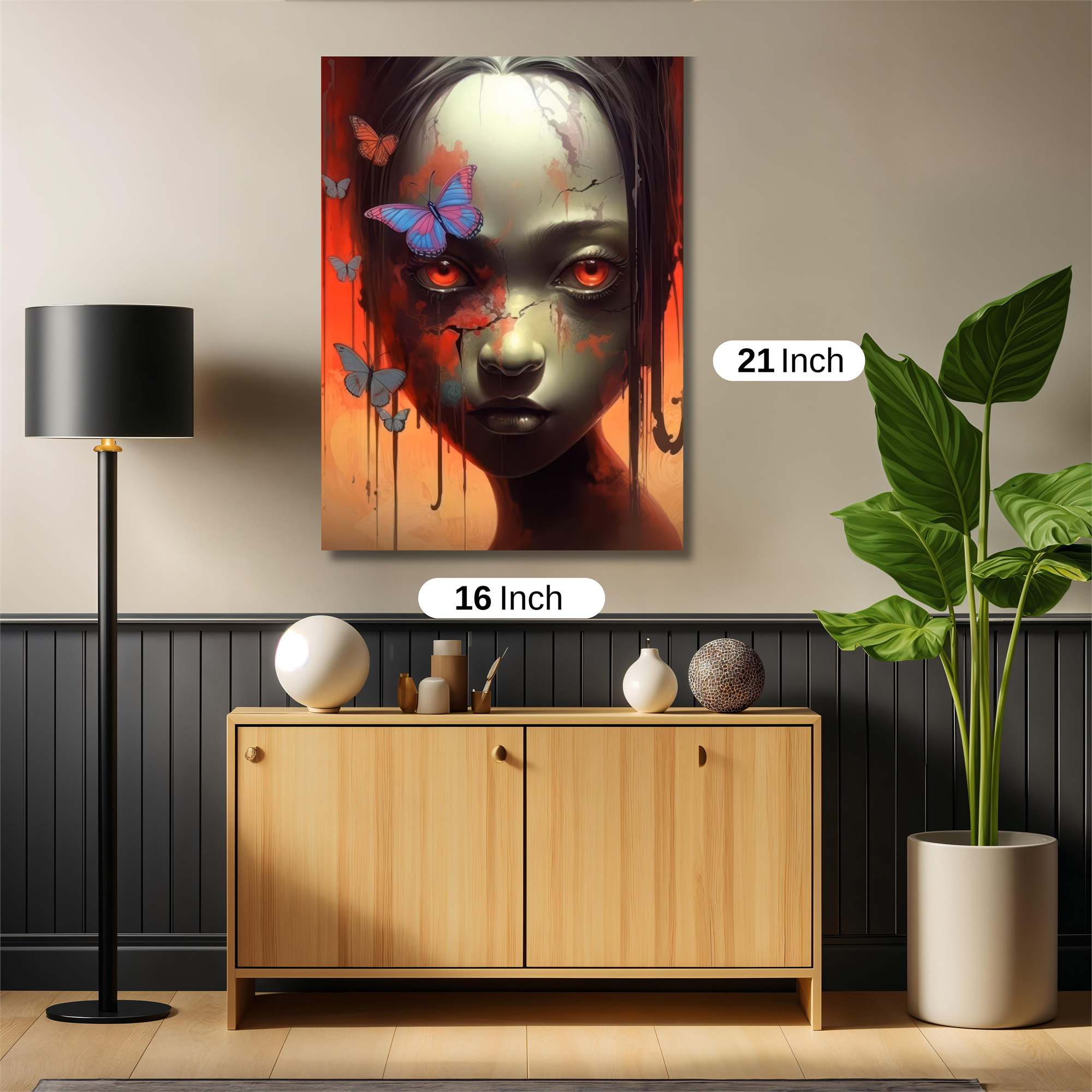 Butterfly Sorrow Safe Wall Magnetic / M
