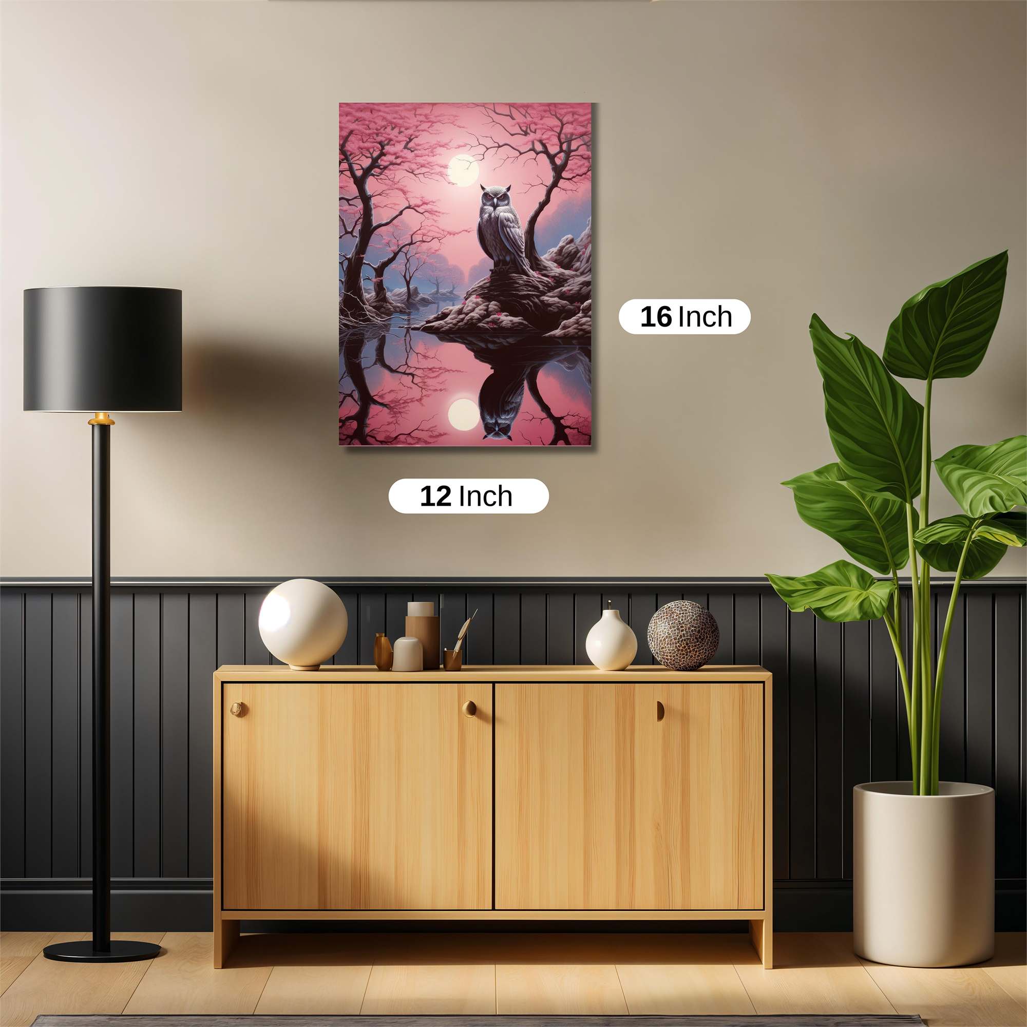 Owl Serenity Safe Wall Magnetic / M