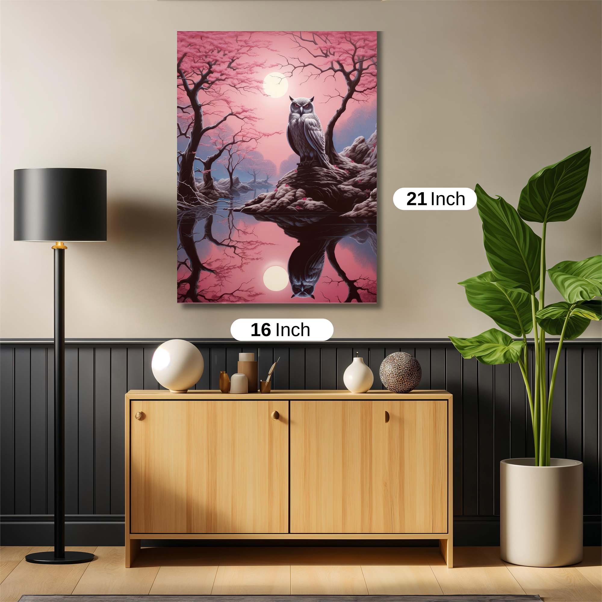 Owl Serenity Safe Wall Magnetic / M