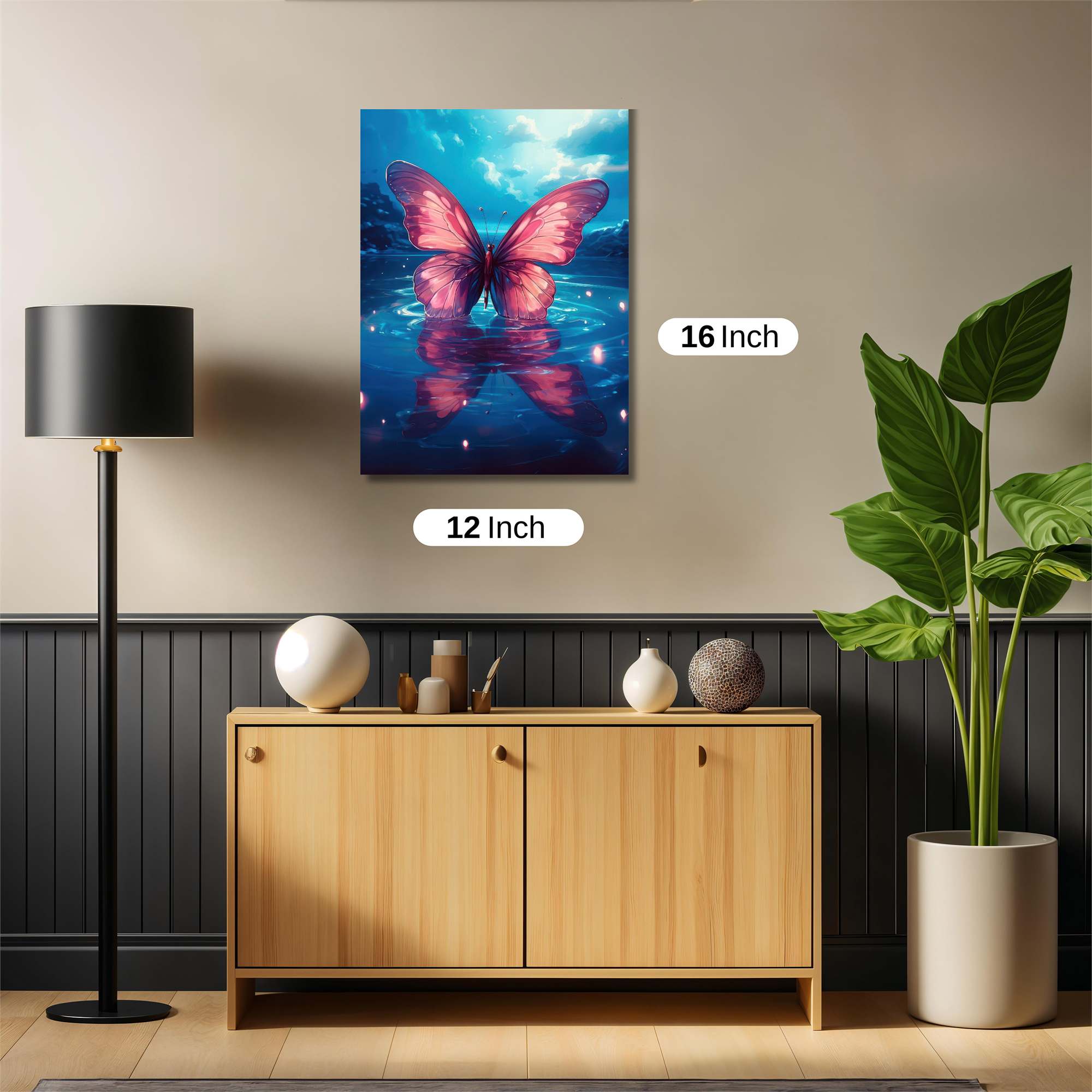 Butterfly Serenity Safe Wall Magnetic / M